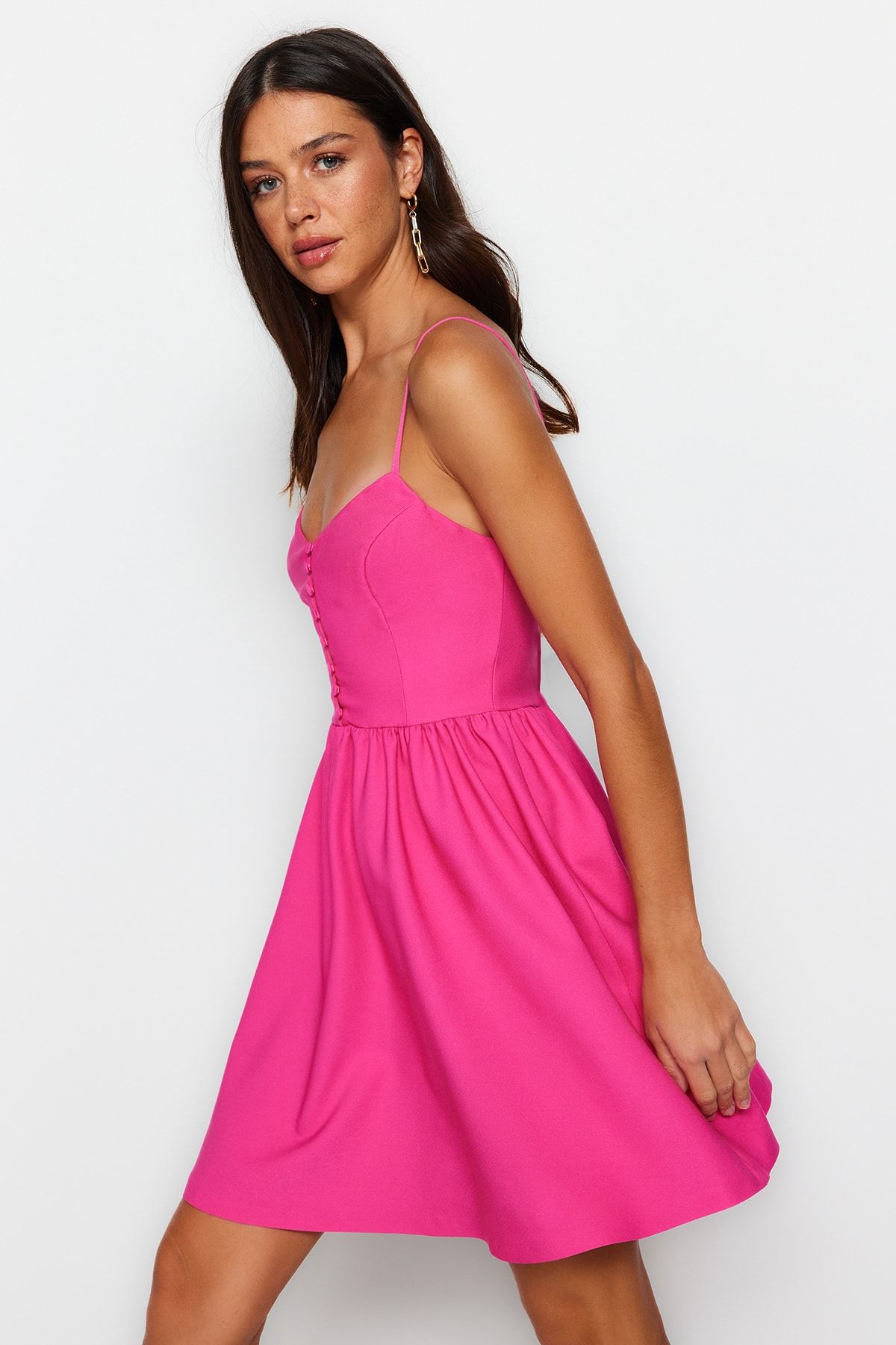 Trendyol Collection Kleid Rosa Skater