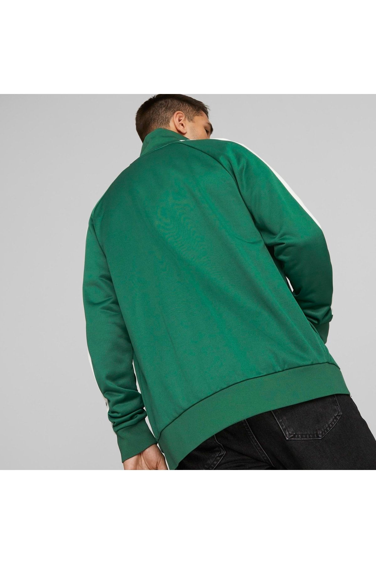 Puma T7 Icon c Track Jacket s Vine Erkek unisex Fermuarl