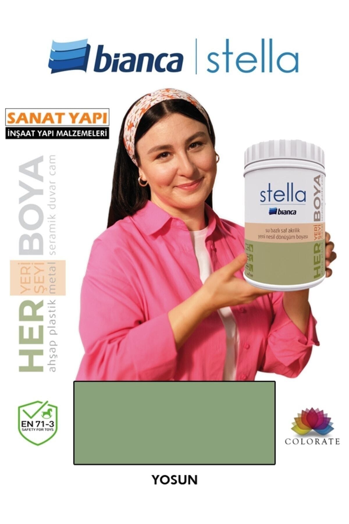 Stella Water Based Acrylic Paint Colorful