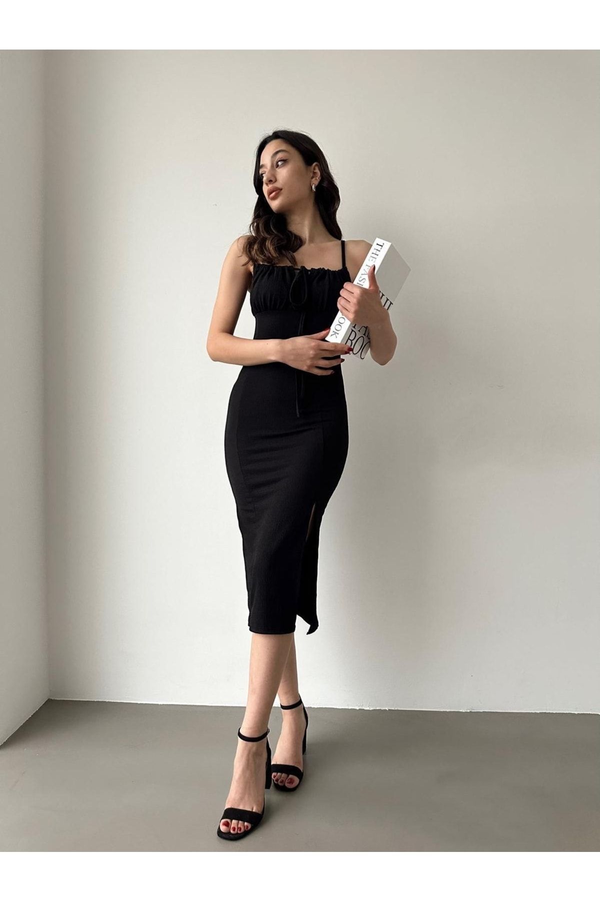 SEVG L M Dress Black Cigarette pants Trendyol