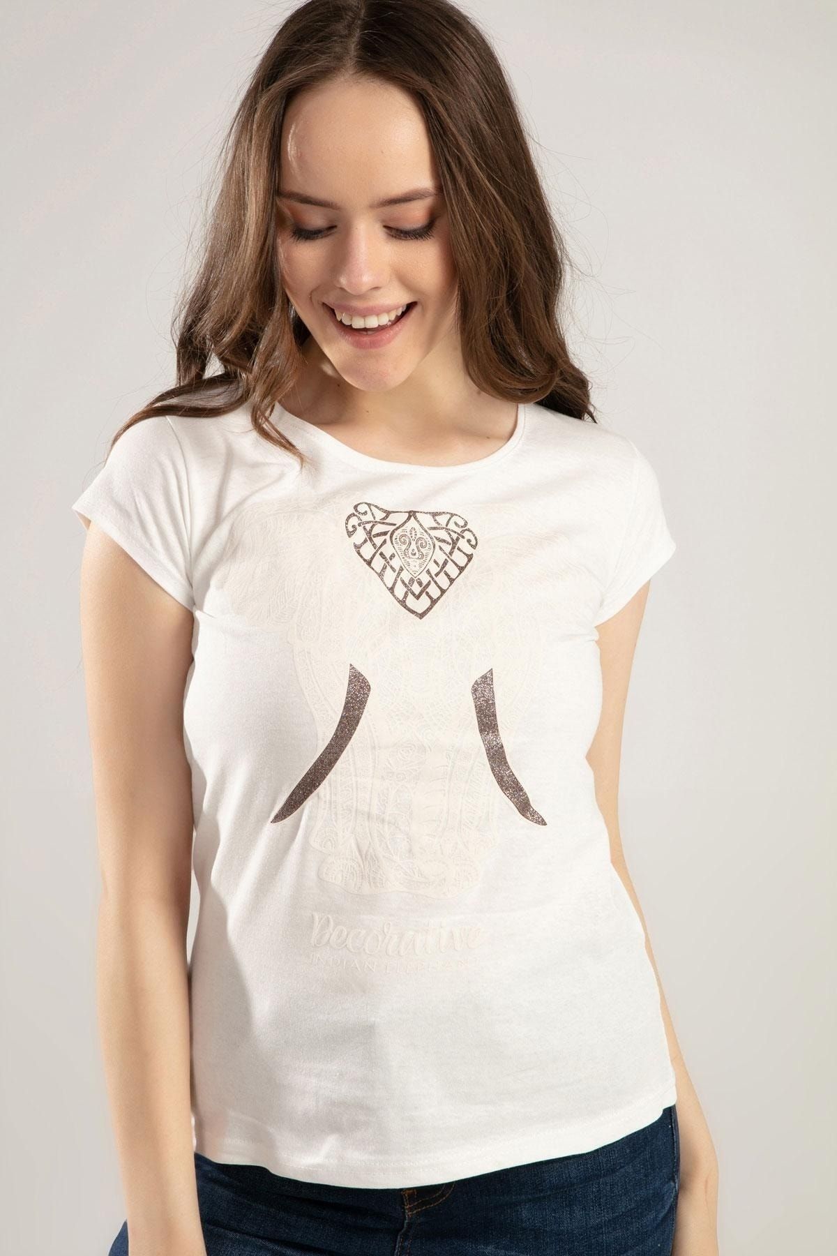 Pattaya T-Shirt Ecru Regular Fit