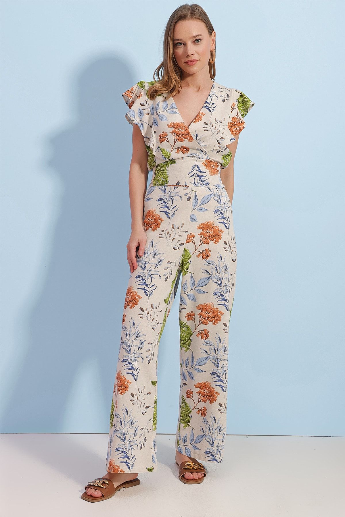 Forever new sale floral jumpsuit