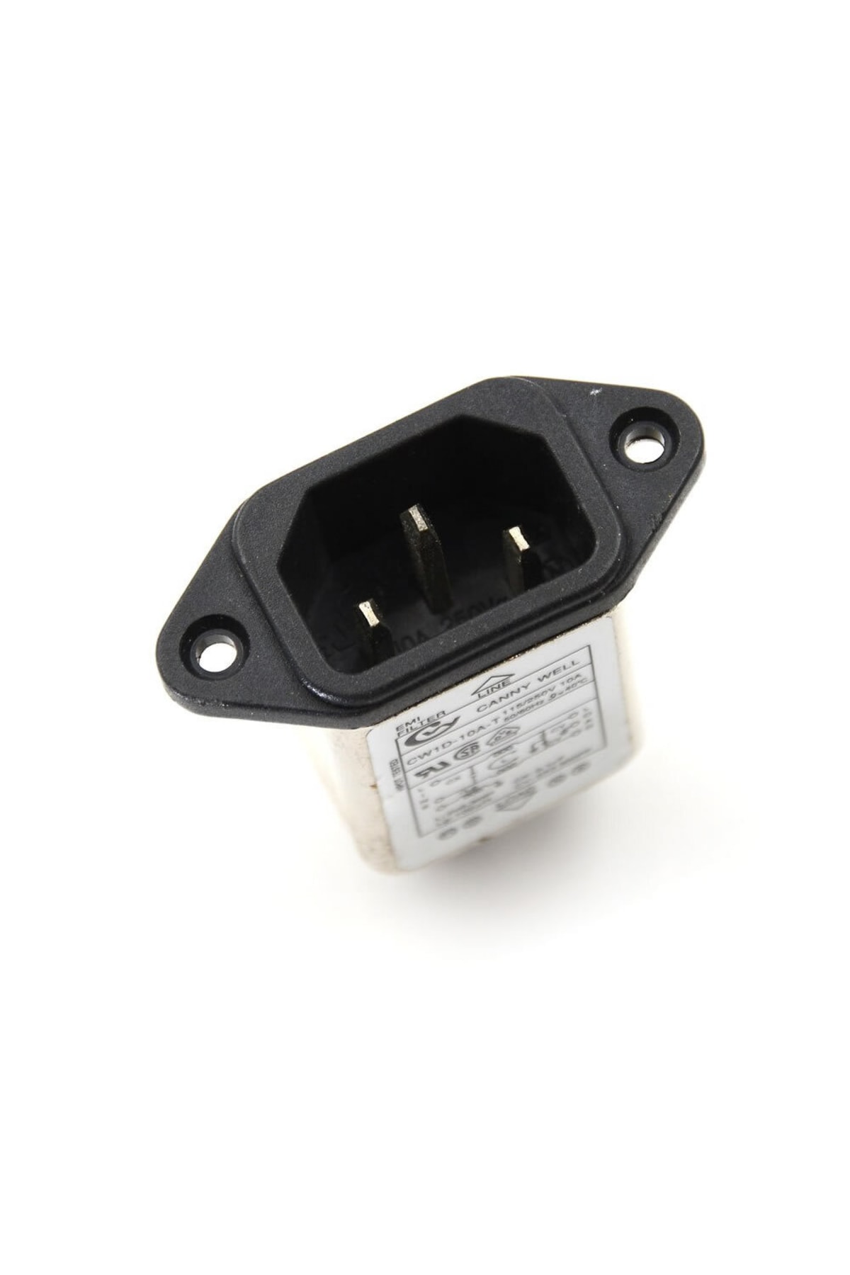 Cw1d-10a-t Ac 250v 10a C14 Erkek Soket Emı Filtreli Hat Şebeke Emc Rfı Gürültü Bastırıcı Azaltıcı 7