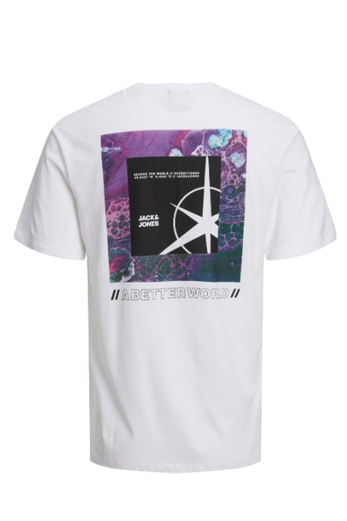 تیشرت مردانه سفید جک اند جونز | ST06310 اورجینال - تصویر 2