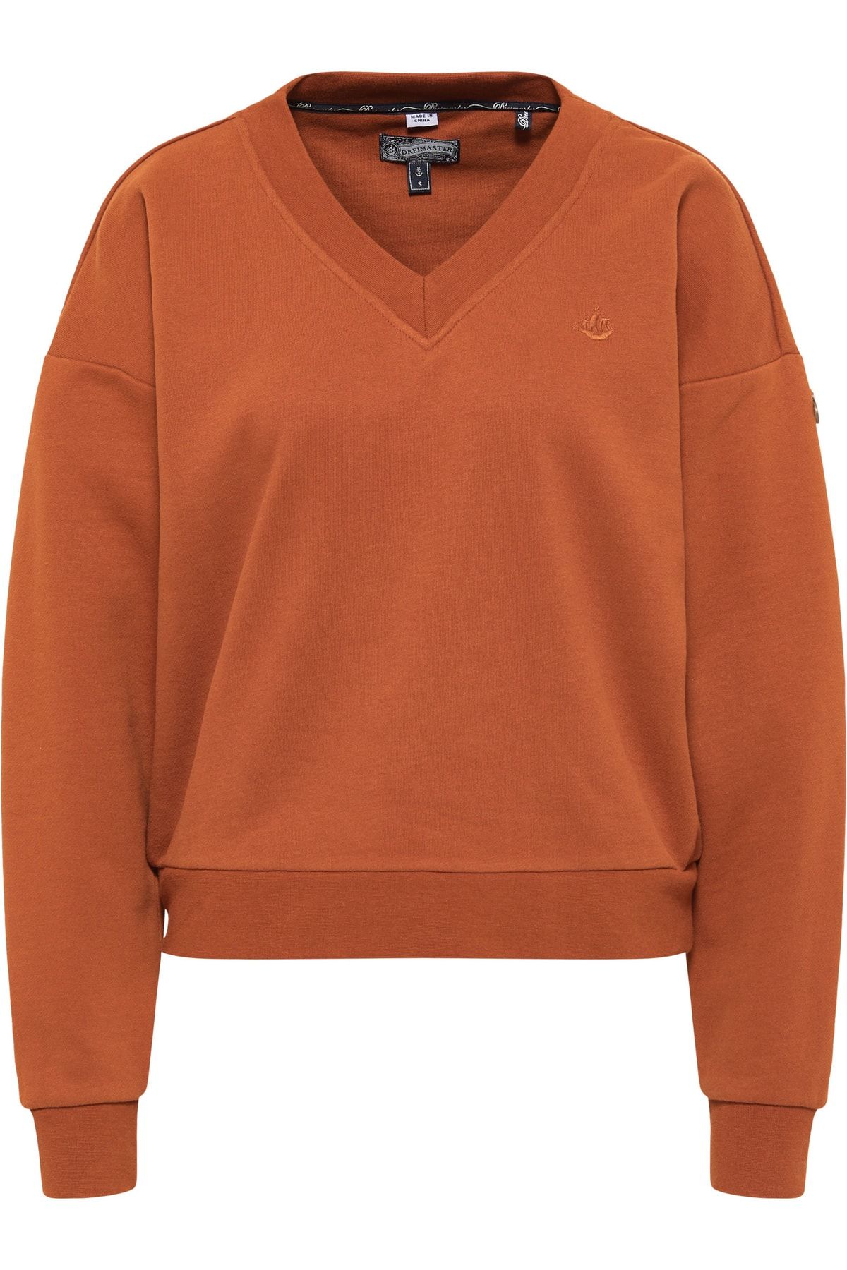 Dreimaster Sweatshirt Orange Oversized Fast ausverkauft