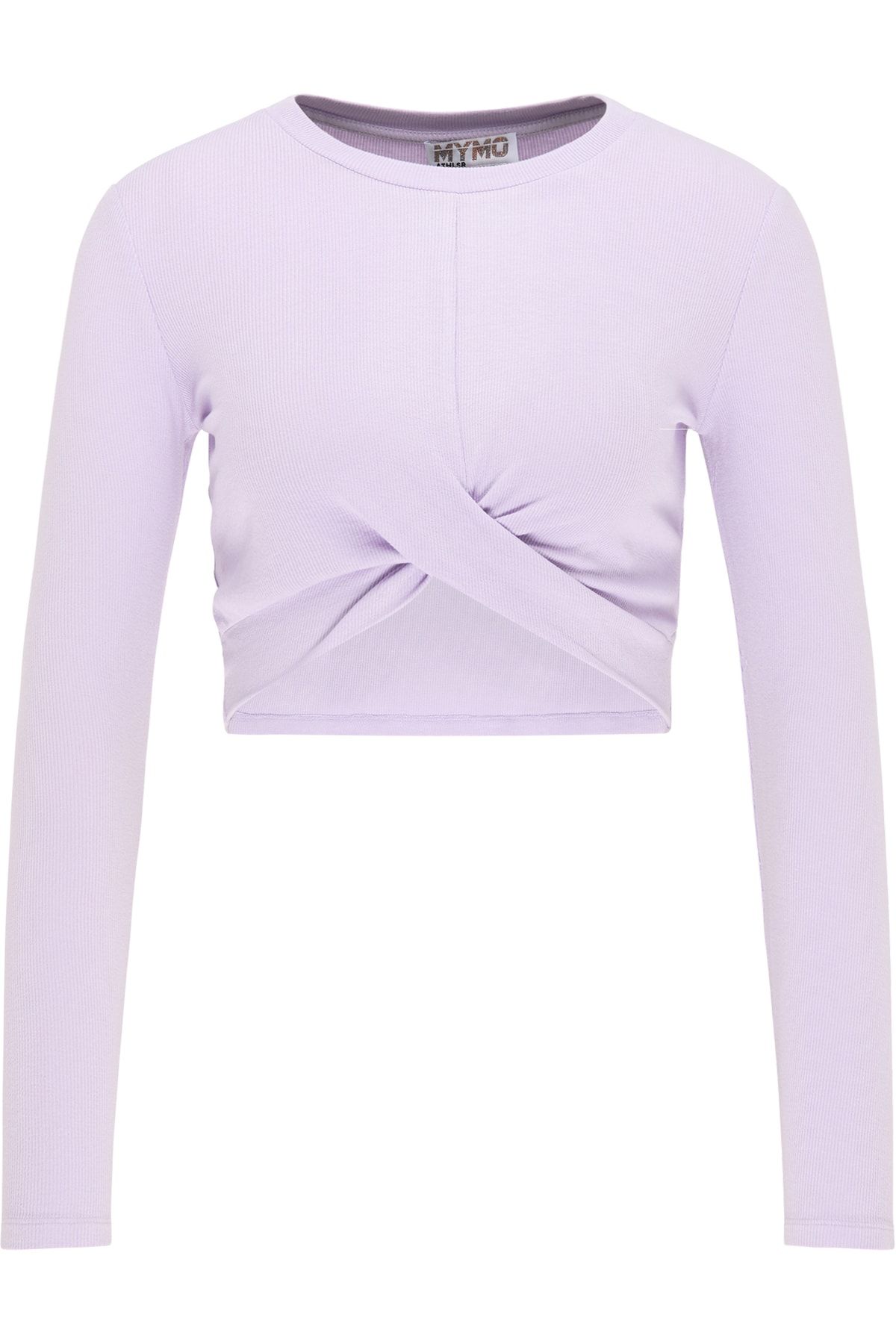 myMo ATHLSR Sweatshirt Lila Regular Fit Fast ausverkauft