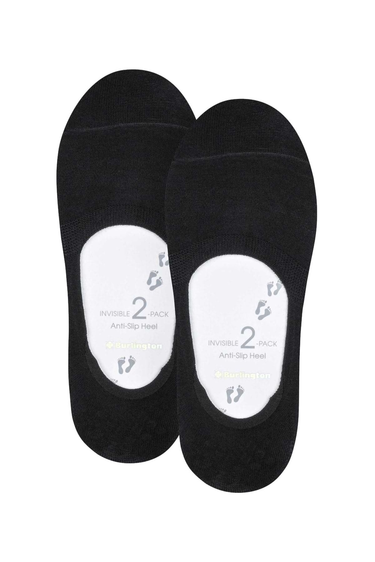 Burlington-Damen Füßlinge, 2er-Pack – Everyday IN, rutschfester Absatz, einfarbig 4