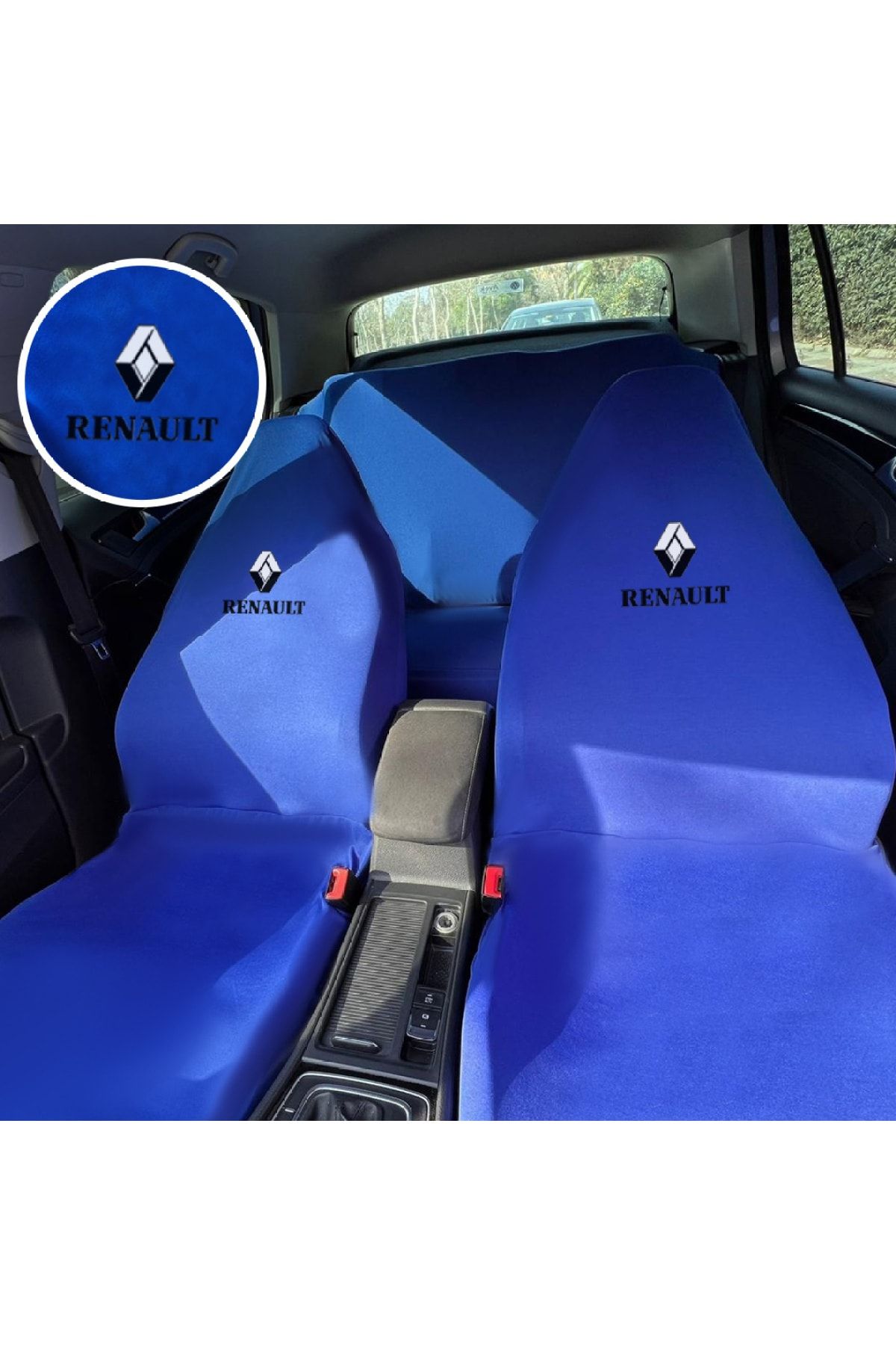 Teksin Renault Twingo Car Seat Service Cover Blue Lycra Flexible Universal  Suitable for All Vehicle Models - Trendyol