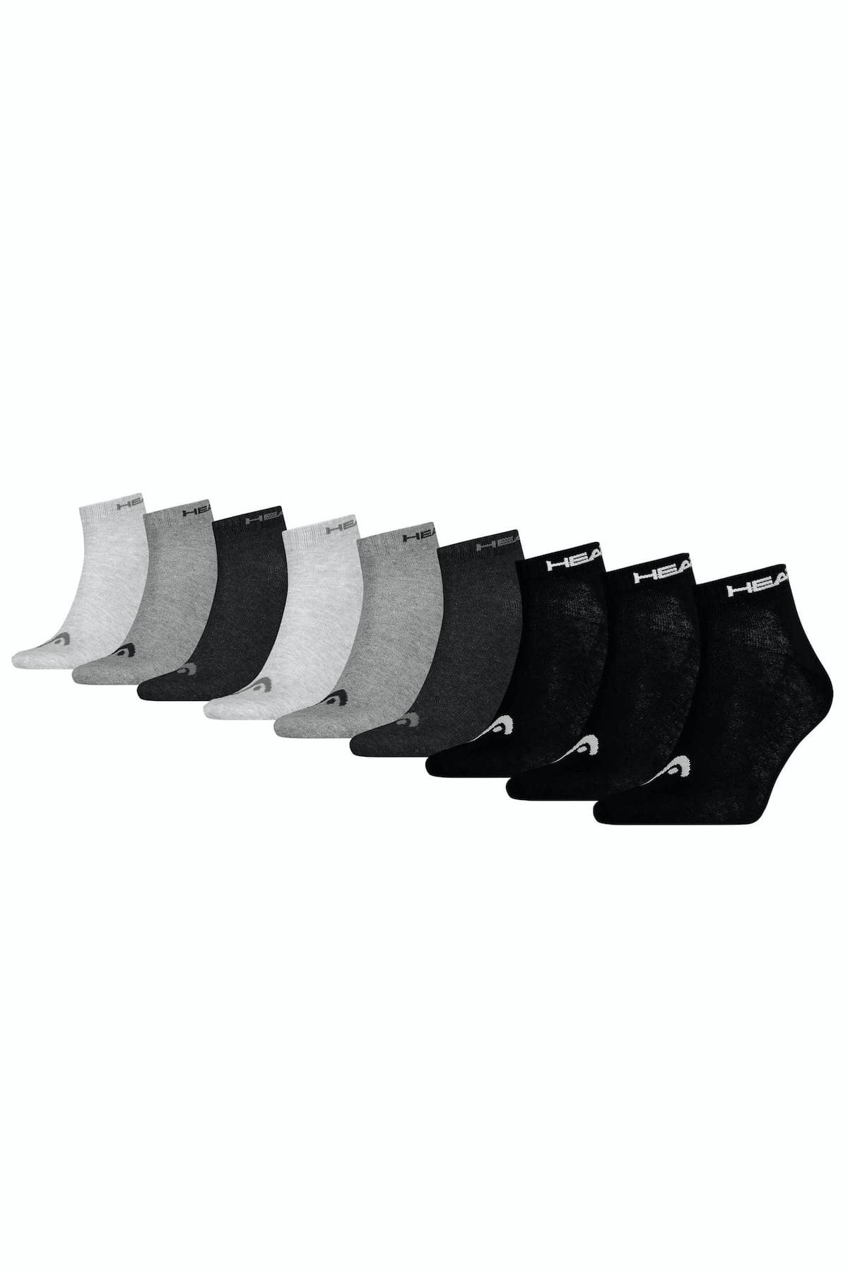 Head Unisex Quarter Socken, Sportsocken, QUARTER ECOM, PERFORMANCE - Logo - 9er-Pack Trendyol
