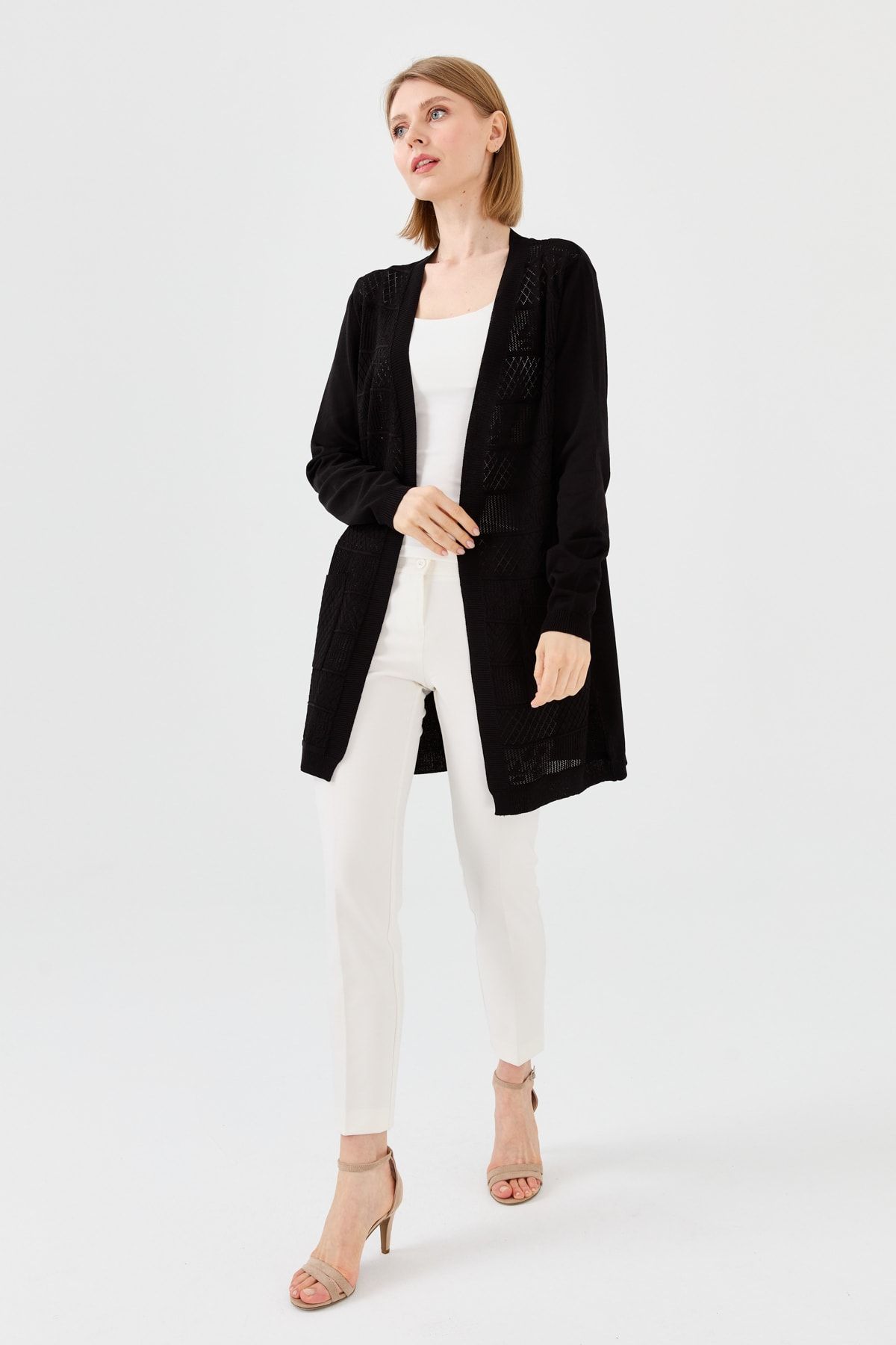 Long black sale summer cardigan
