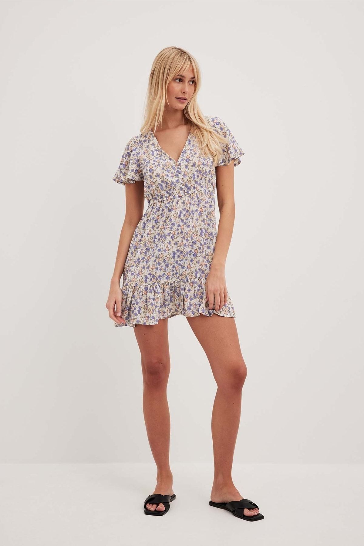 NA-KD Kleid Mehrfarbig Basic