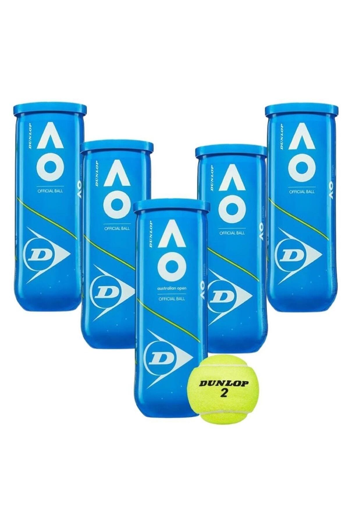 DUNLOP Australian Open Premium 5 Kutu 15 Adet Tenis Topu