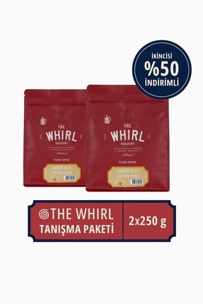 The Whirl Filtre Tanned 423°f Çekilmiş Kahve Tanışma Paketi 250 gr X 2 Adet