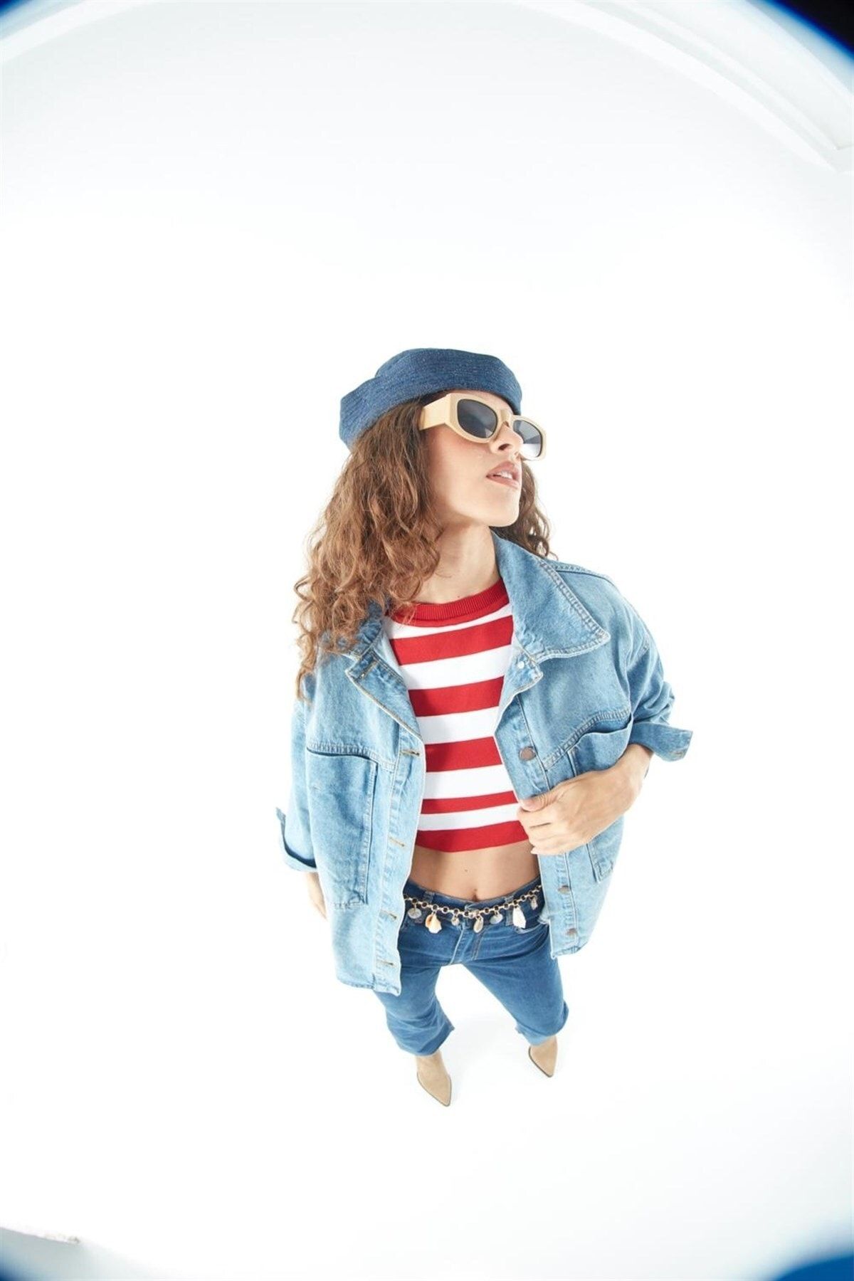 Denim jacket for 12 year cheap girl
