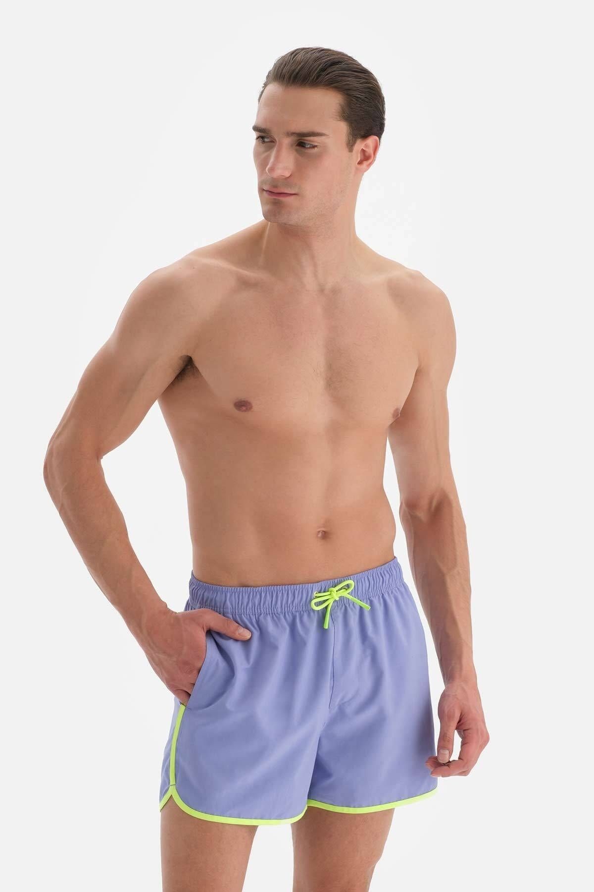 Dagi-Mini šortky Lilac Piping 1