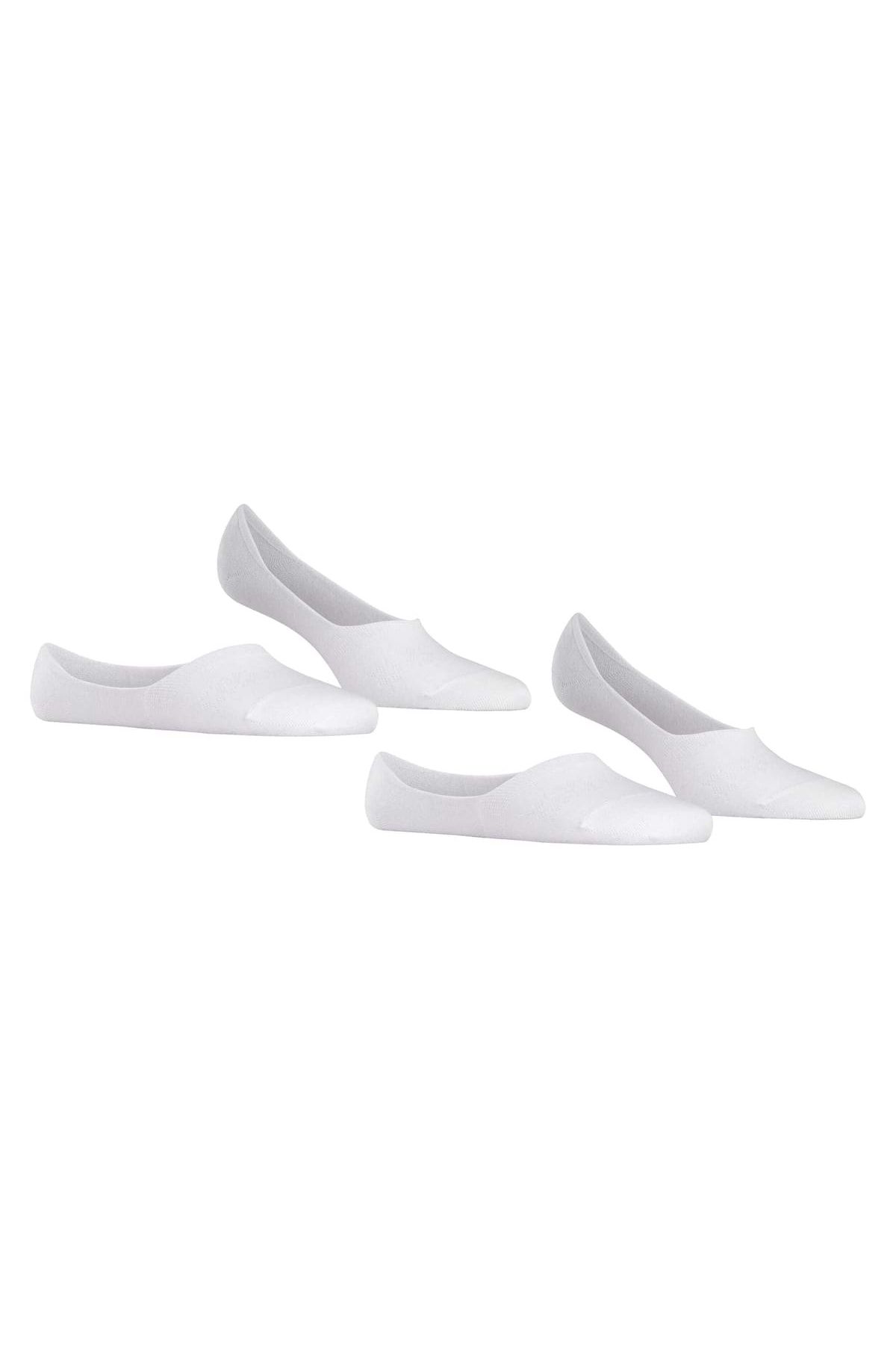 Burlington-Damen Füßlinge, 2er Pack - Everyday IN, Anti-Slip Heel, einfarbig 2