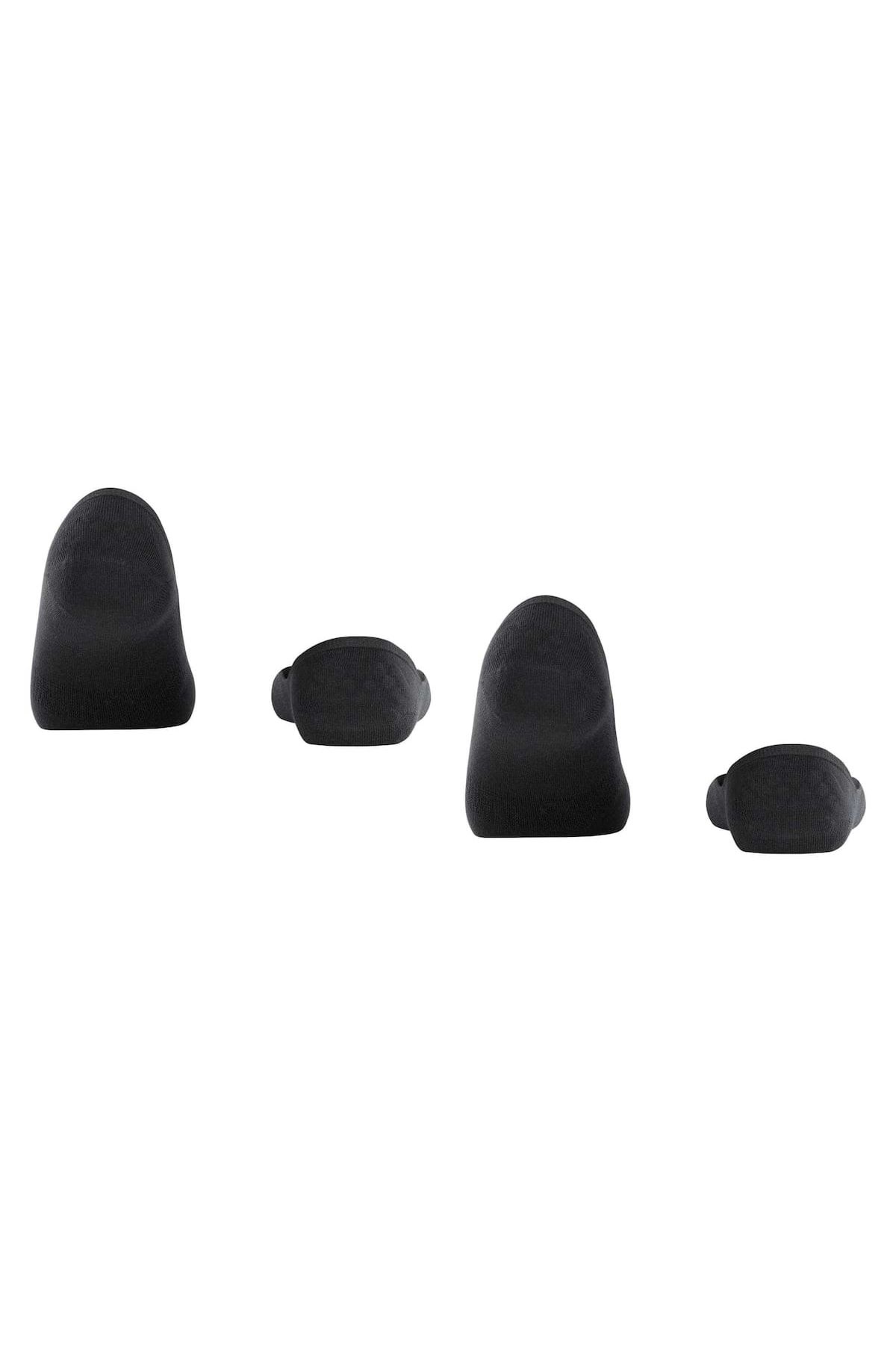 Burlington-Damen Füßlinge, 2er-Pack – Everyday IN, rutschfester Absatz, einfarbig 3