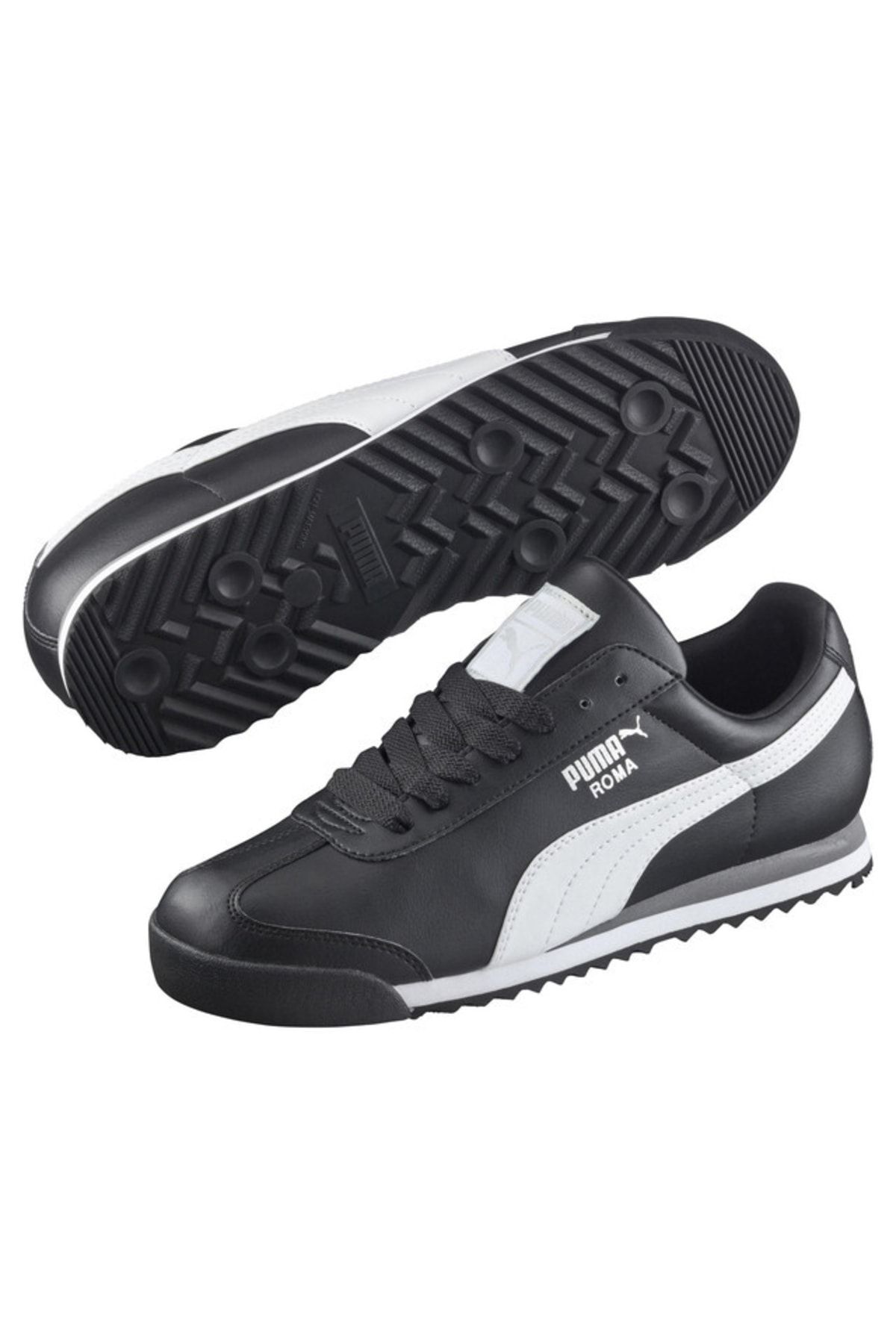Puma-أسود روما أساسي - حذاء رياضي كاجوال نسائي 2