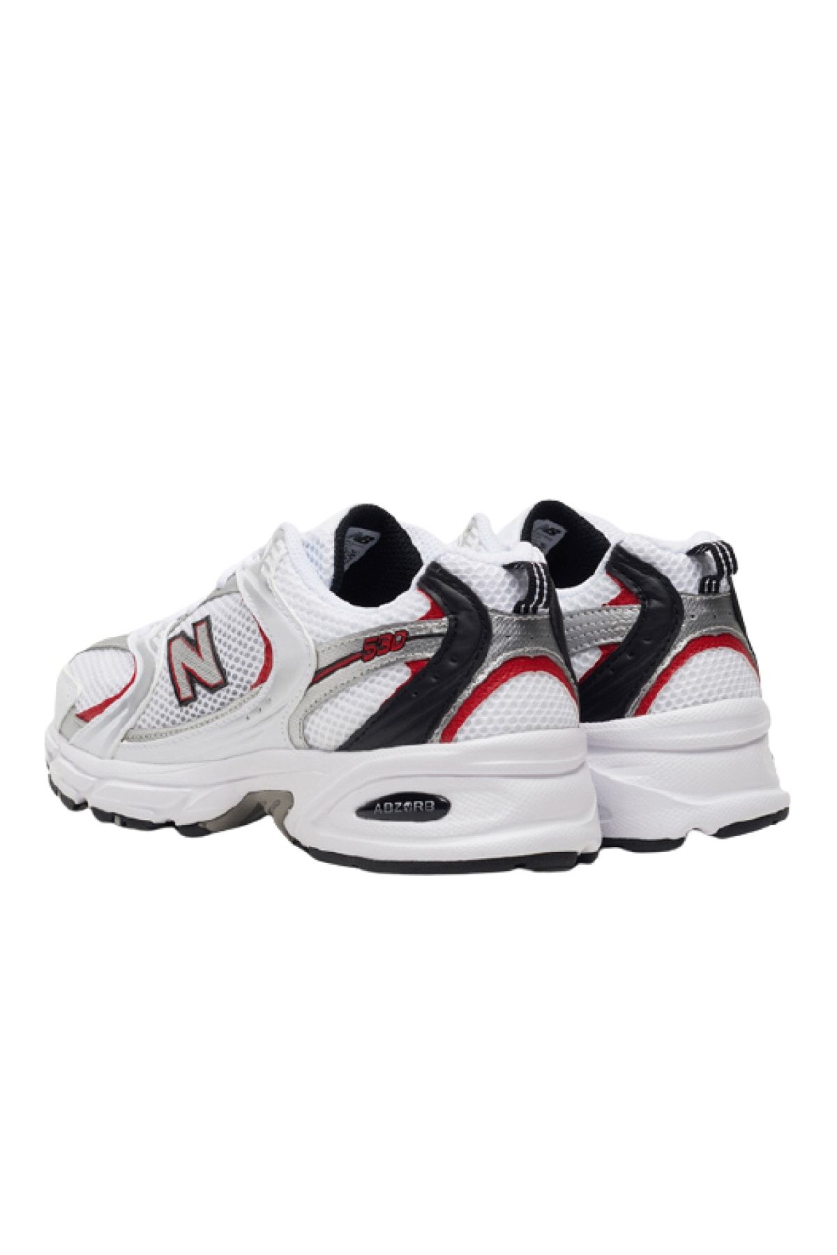 New Balance 530v2 White Silver Red Kad n Spor Ayakkab Mr530sa Fiyat Yorumlar Trendyol