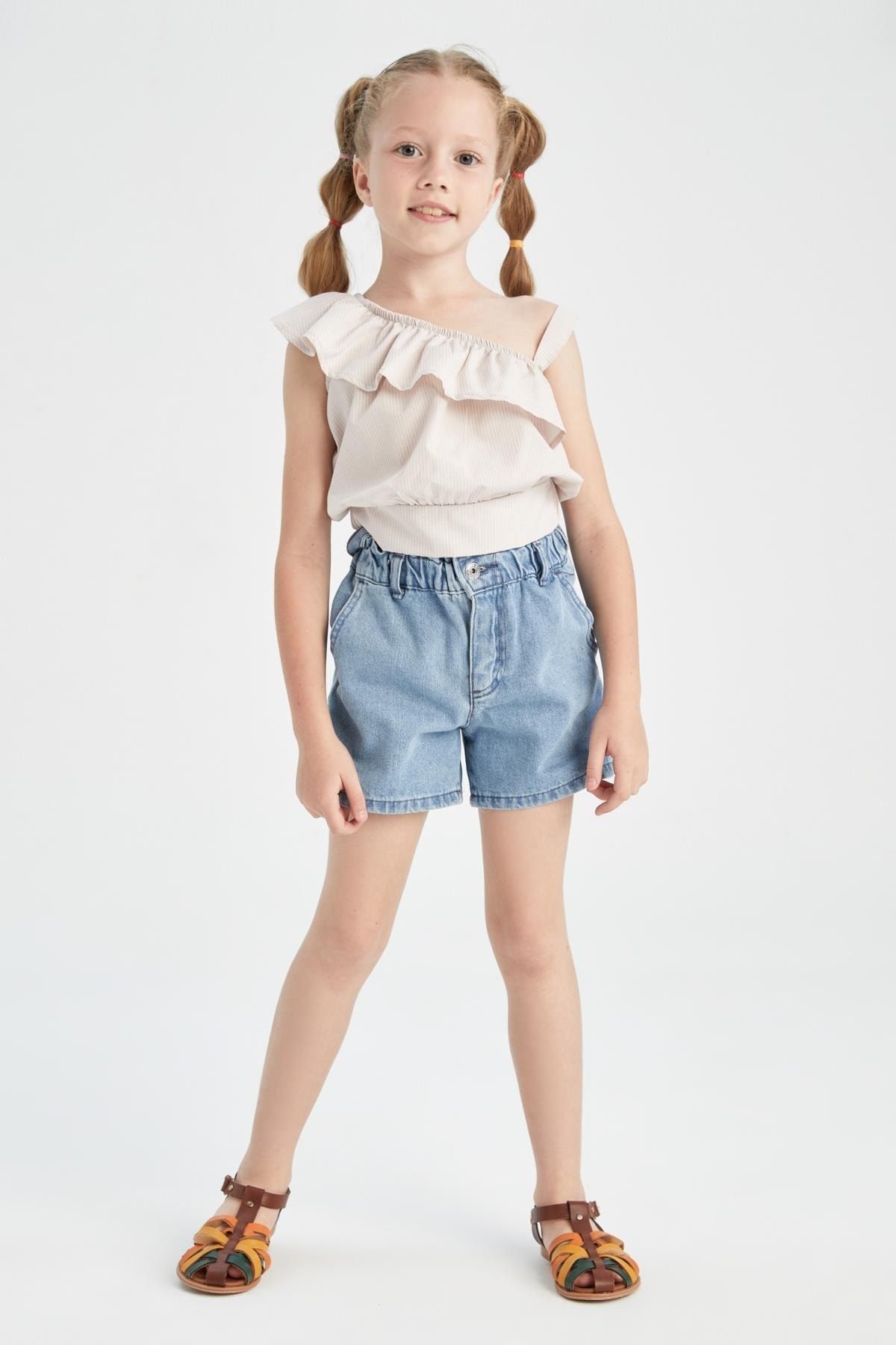 DeFacto Bluse Beige Regular Fit