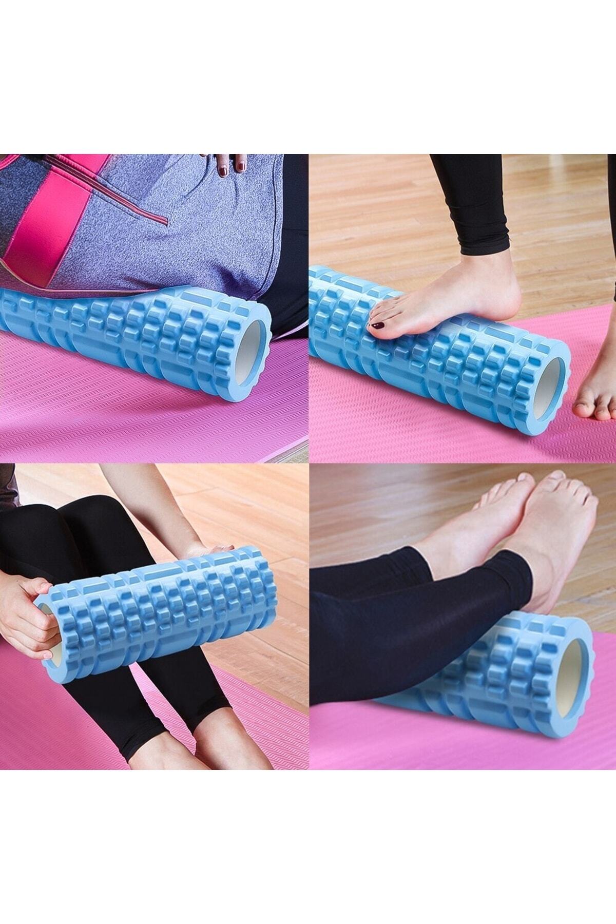 AVESSA-Short Foam Roller Massage Foam Foam Roller Rounding Foam Exercise Tool 33 Cm 6