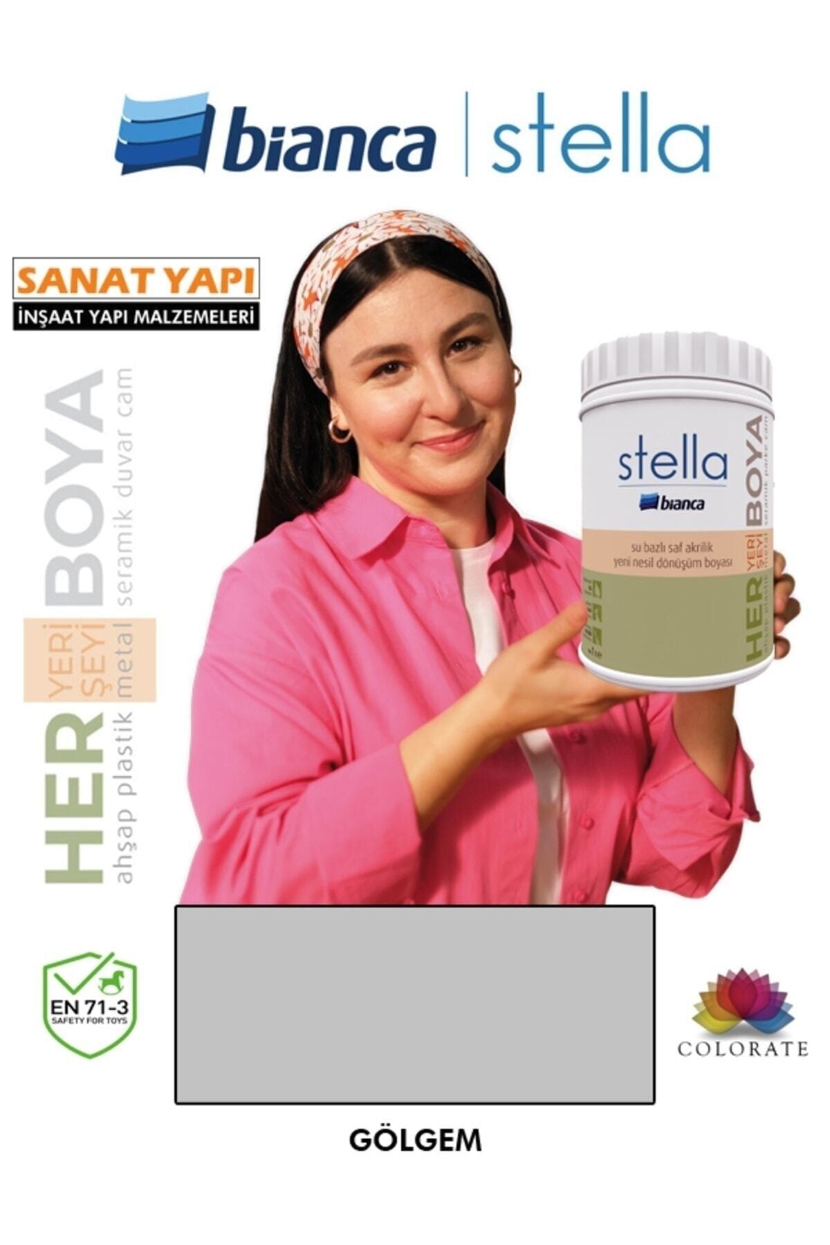Stella Water Based Acrylic Paint Colorful