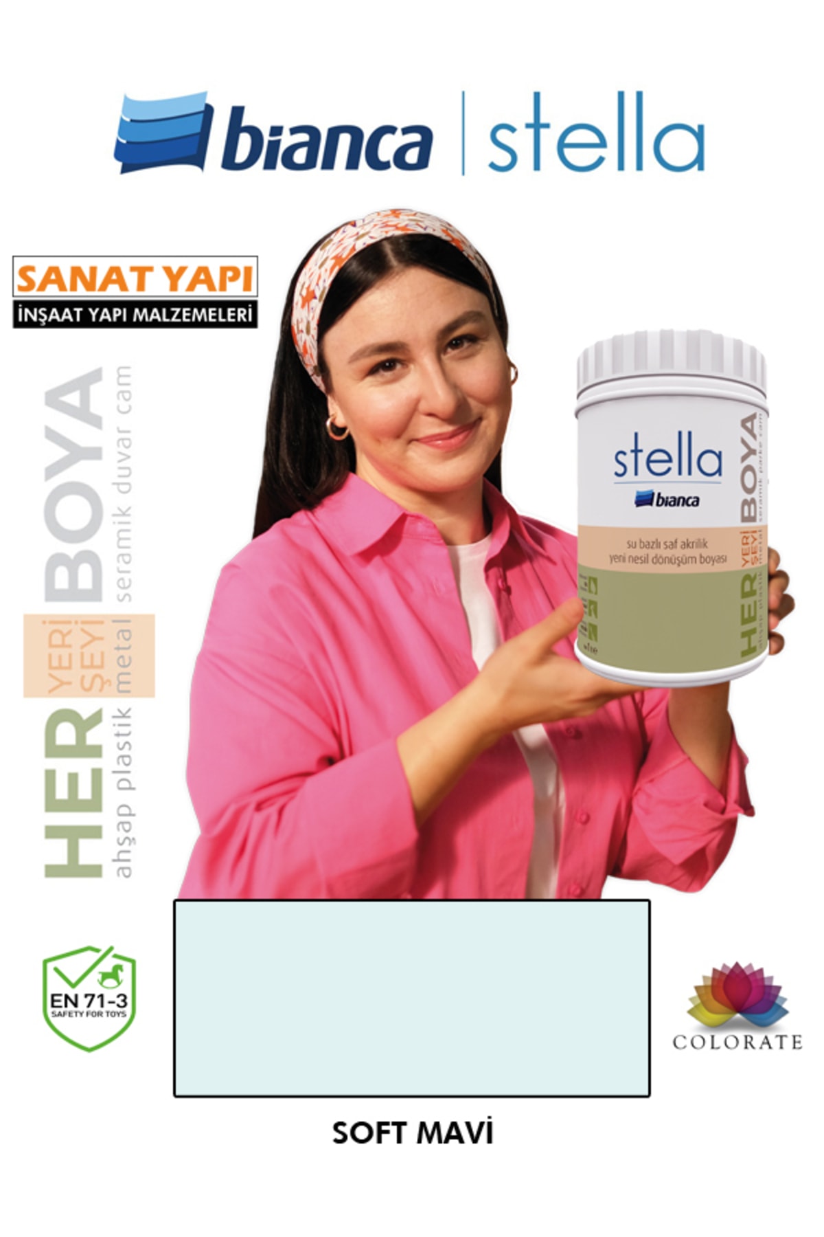 Stella Water Based Acrylic Paint Colorful