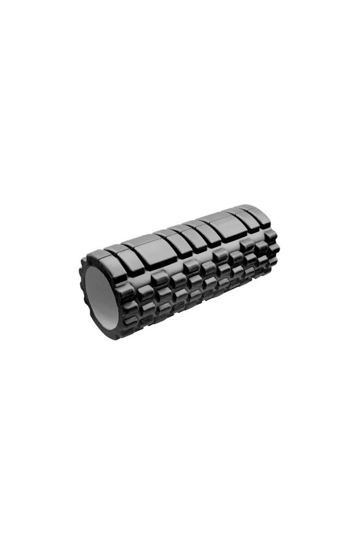 AVESSA Povit Black Kısa Foam Roller Köpük Rulo Yuvarlama Köpüğü Masaj Köpüğü Egzersiz Aleti 33 Cm