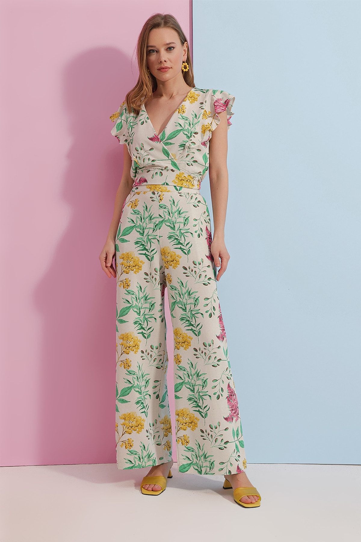 Forever new sale floral jumpsuit
