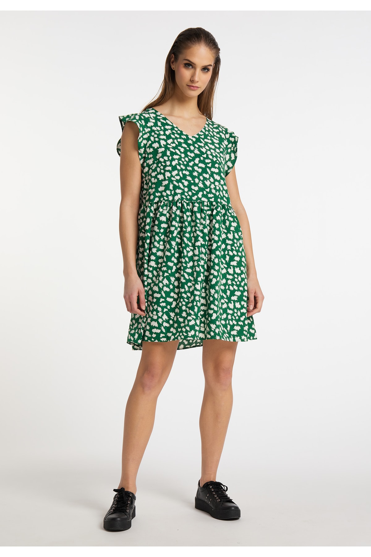 myMo Kleid Grün Basic Fast ausverkauft