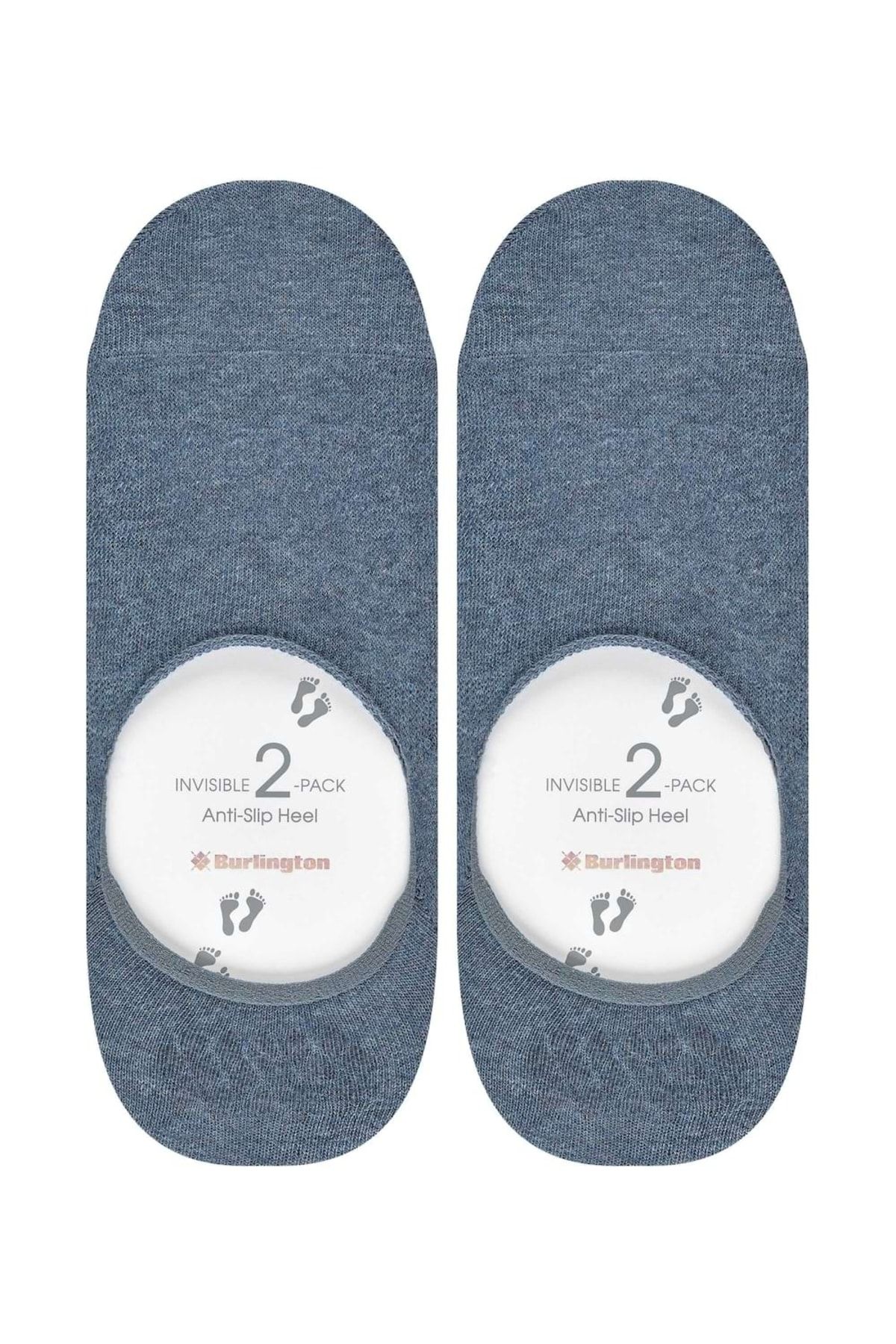 Burlington-Damen Füßlinge, 2er-Pack – Everyday IN, rutschfester Absatz, einfarbig 4