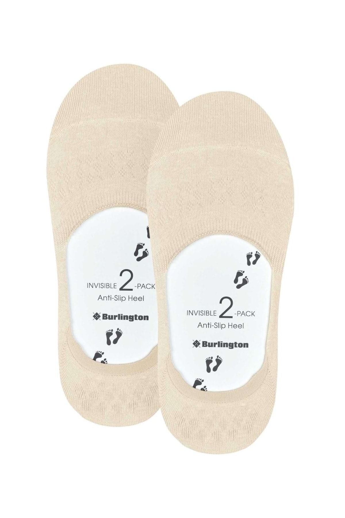 Burlington-Damen Füßlinge, 2er Pack - Everyday IN, Anti-Slip Heel, einfarbig 4