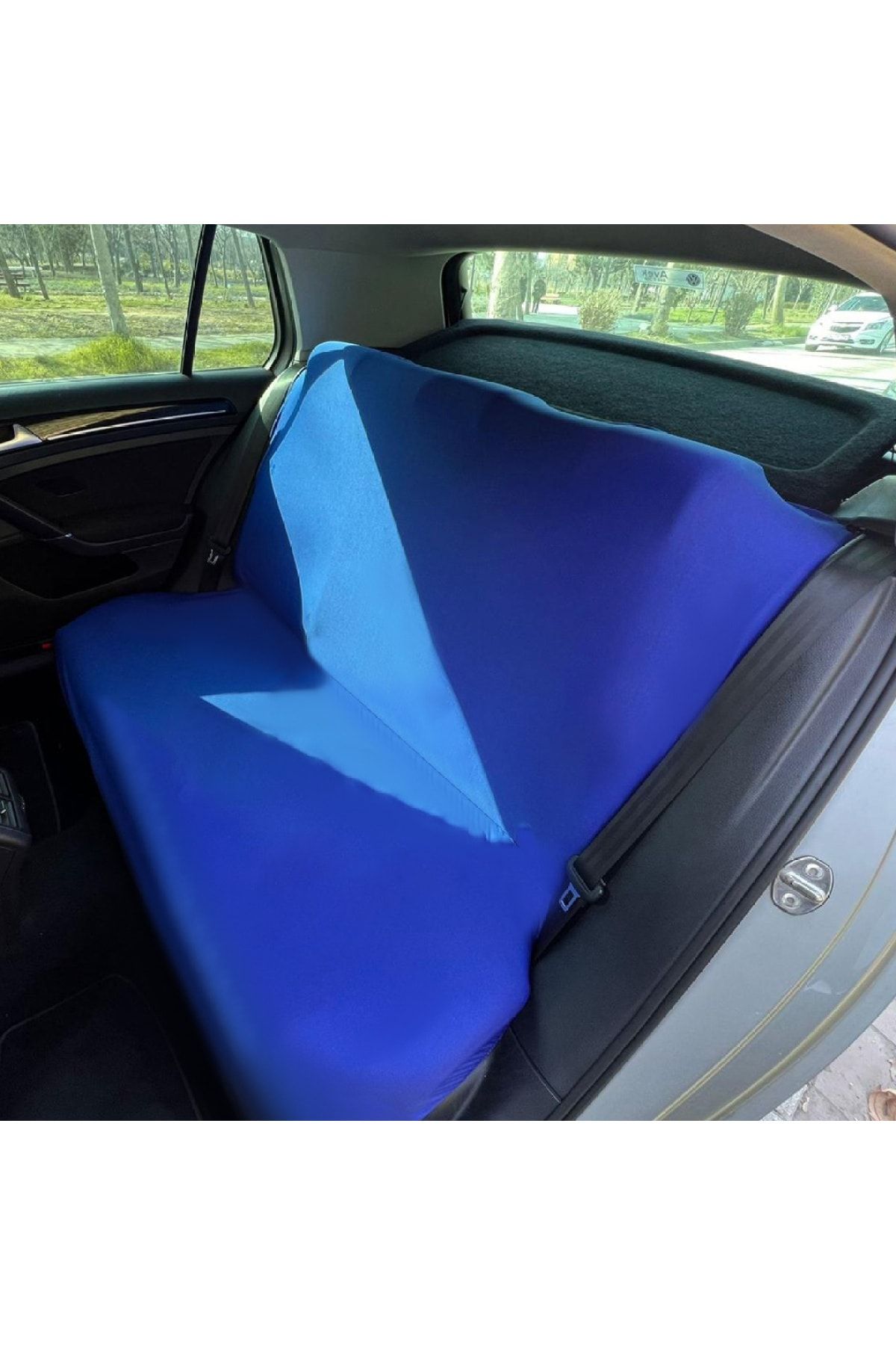 Teksin Bmw X3 Car Seat Service Cover Blue Lycra Flexible Universal