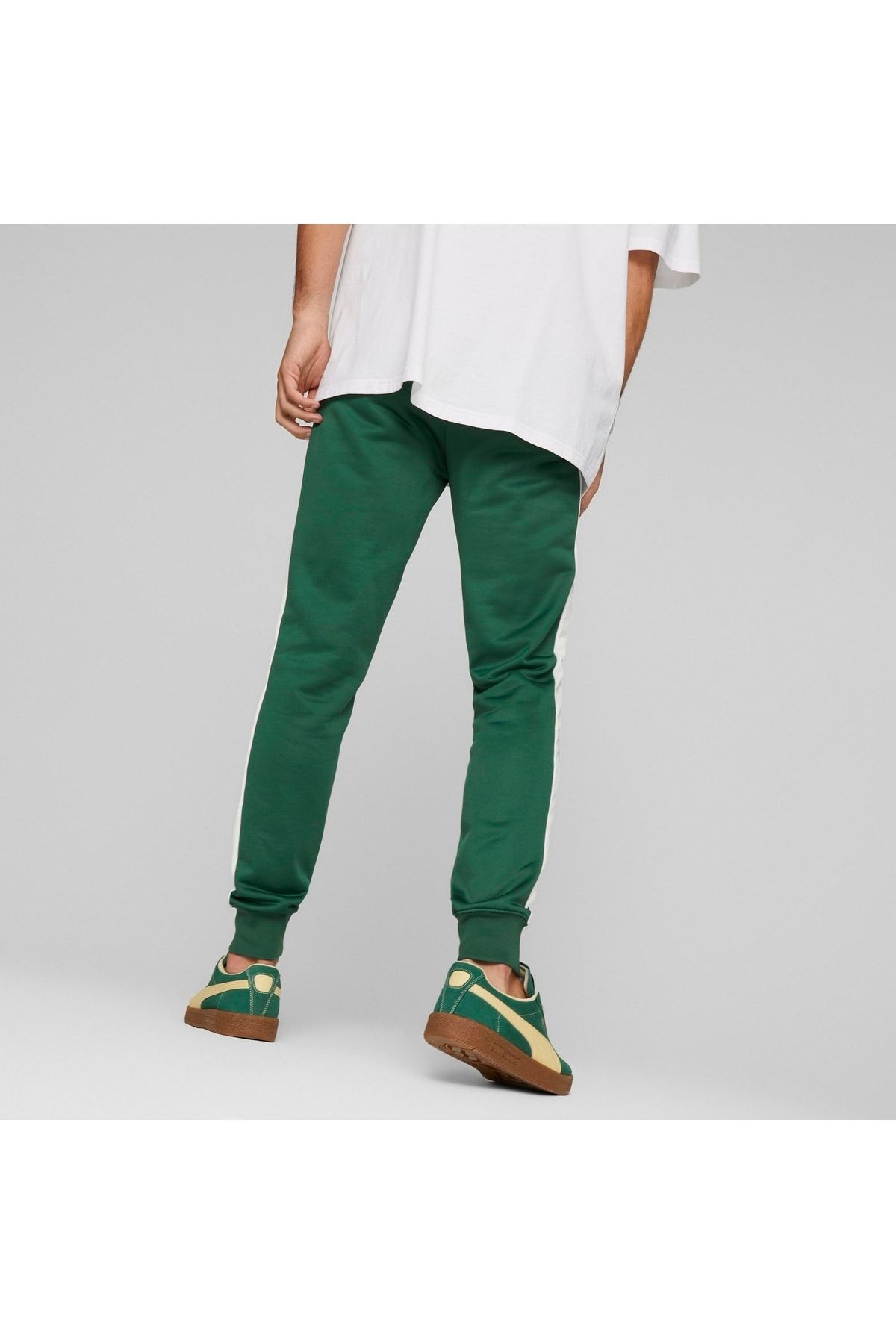 Burgundy store puma joggers