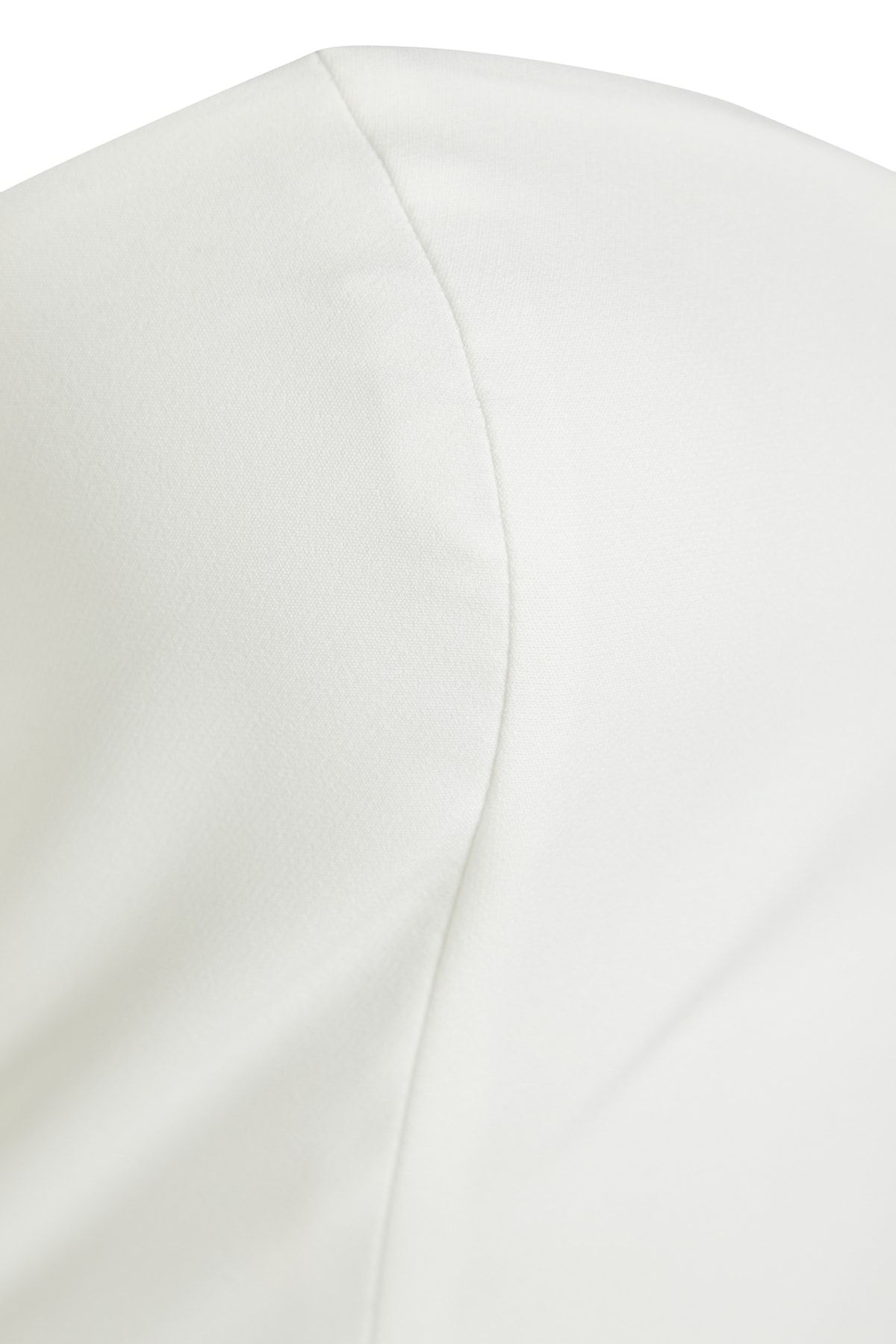 Trendyol Collection-Suknia ślubna typu body-sit w kolorze białym, podszyta, tkana, wieczorowa, na ślub/ślub, sukienka na studniówkę TPRSS23EL00541 10
