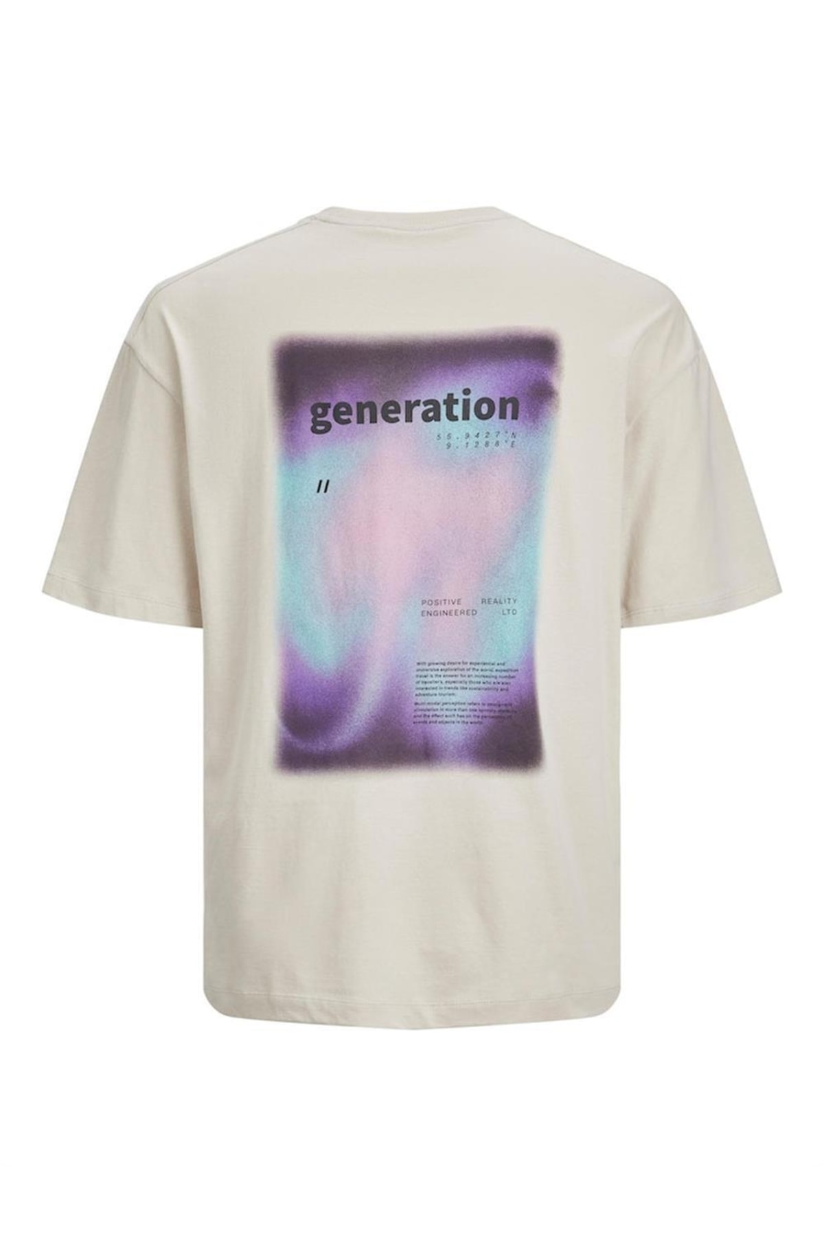 تیشرت مردانه بژ جک اند جونز | 12238969 اورجینال - تصویر 2