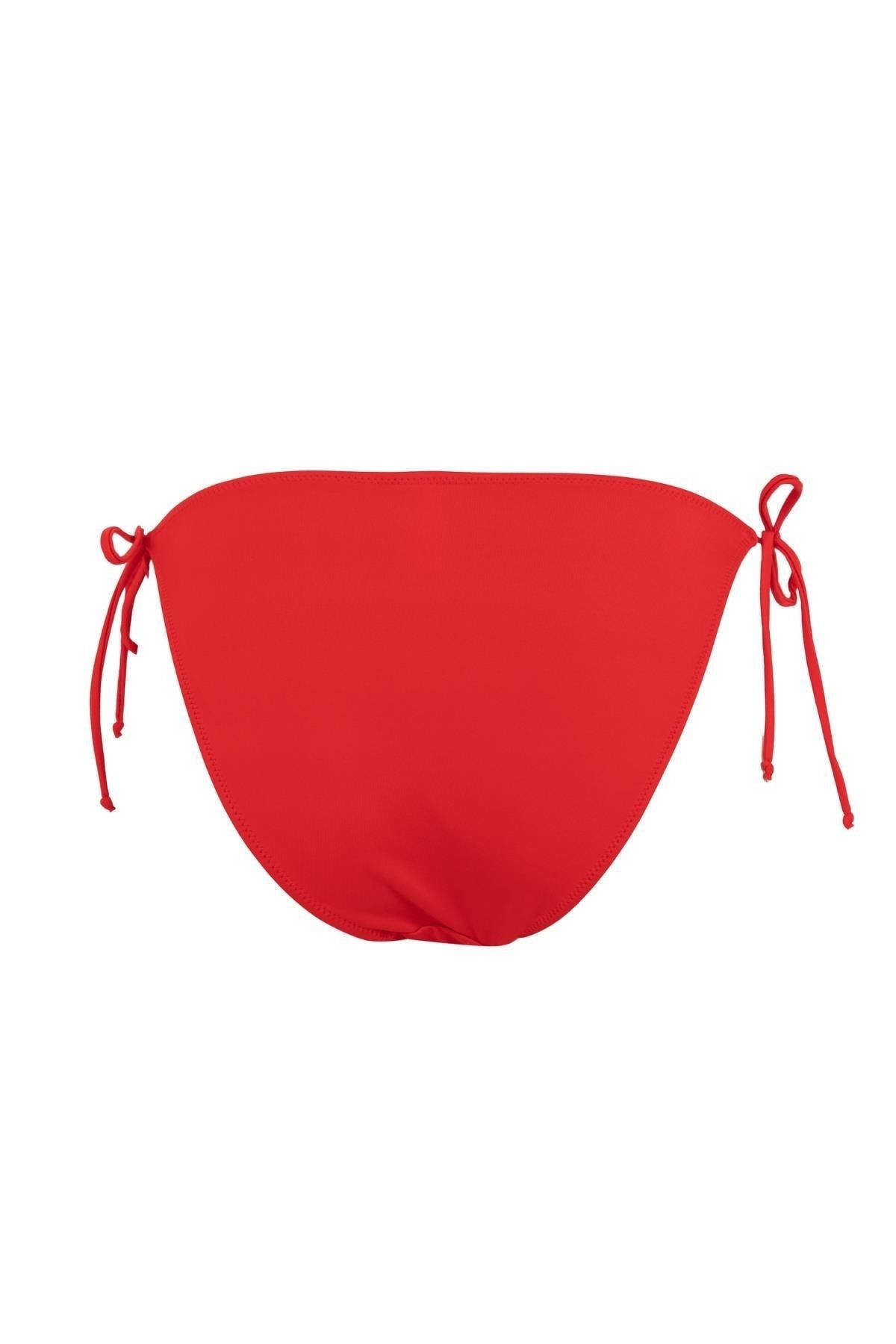 DeFacto Bikini-Hose Rot Unifarben GU6820
