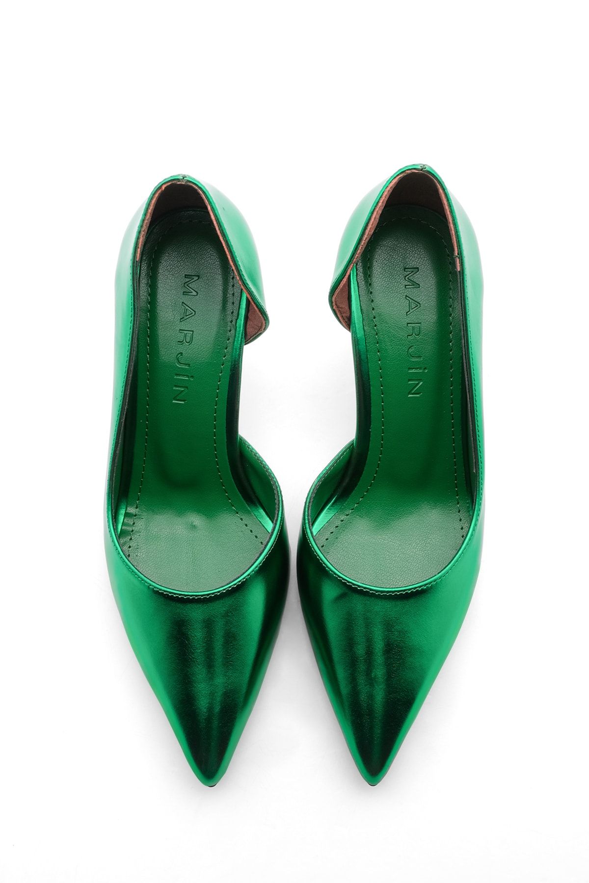 Dark green deals stiletto heels