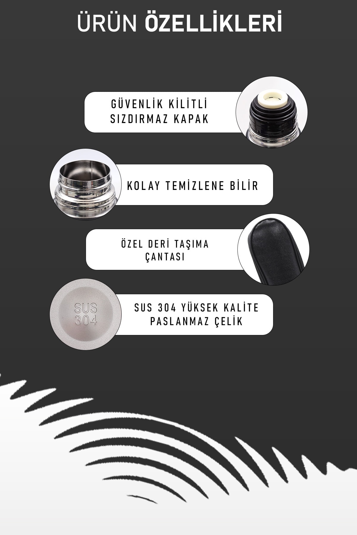 İkon store 500 Ml Deri Çantalı Termos fotoğrafı 2 (önizleme)