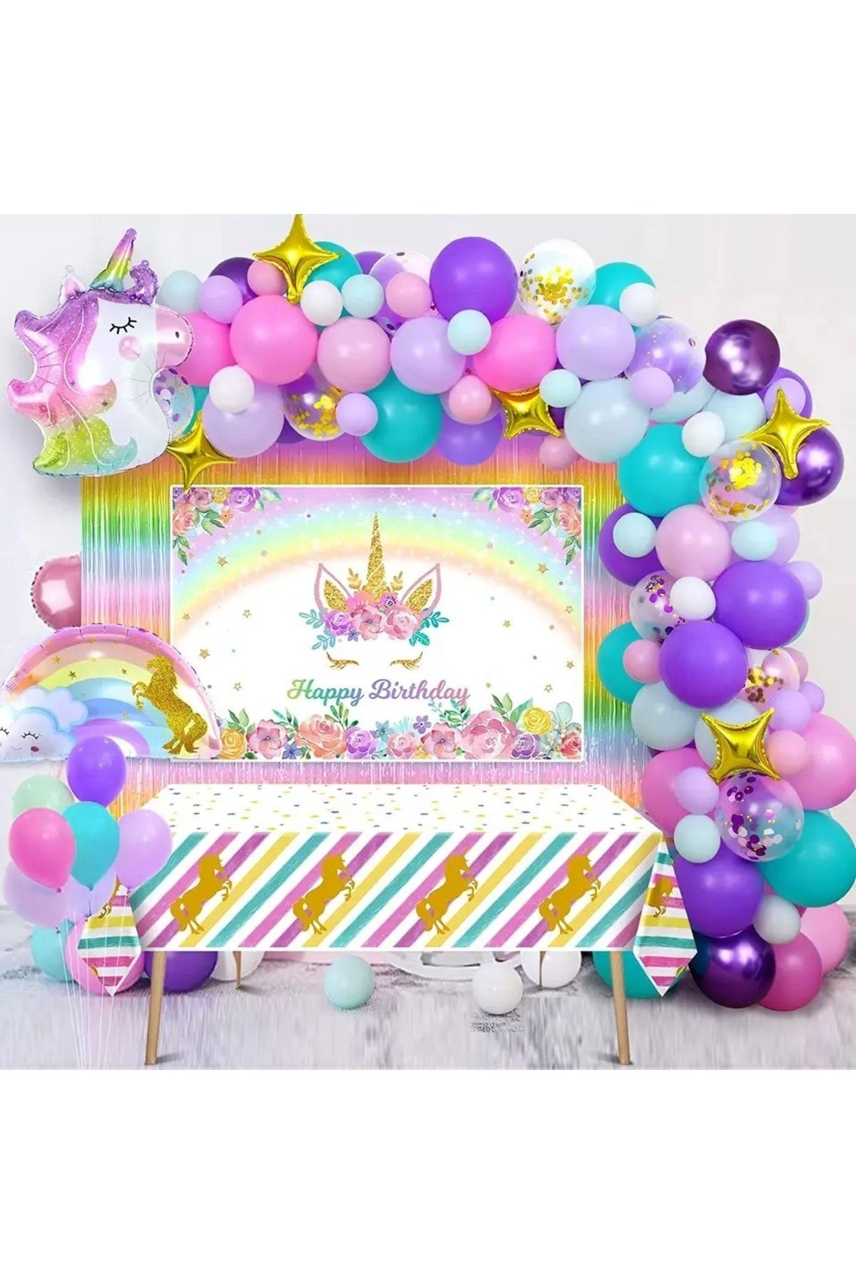 Unicorn Decorations Unicorn Party Unicorn Backdrop Unicorn -   Unicorn  birthday party decorations, Unicorn themed birthday party, Unicorn themed  birthday