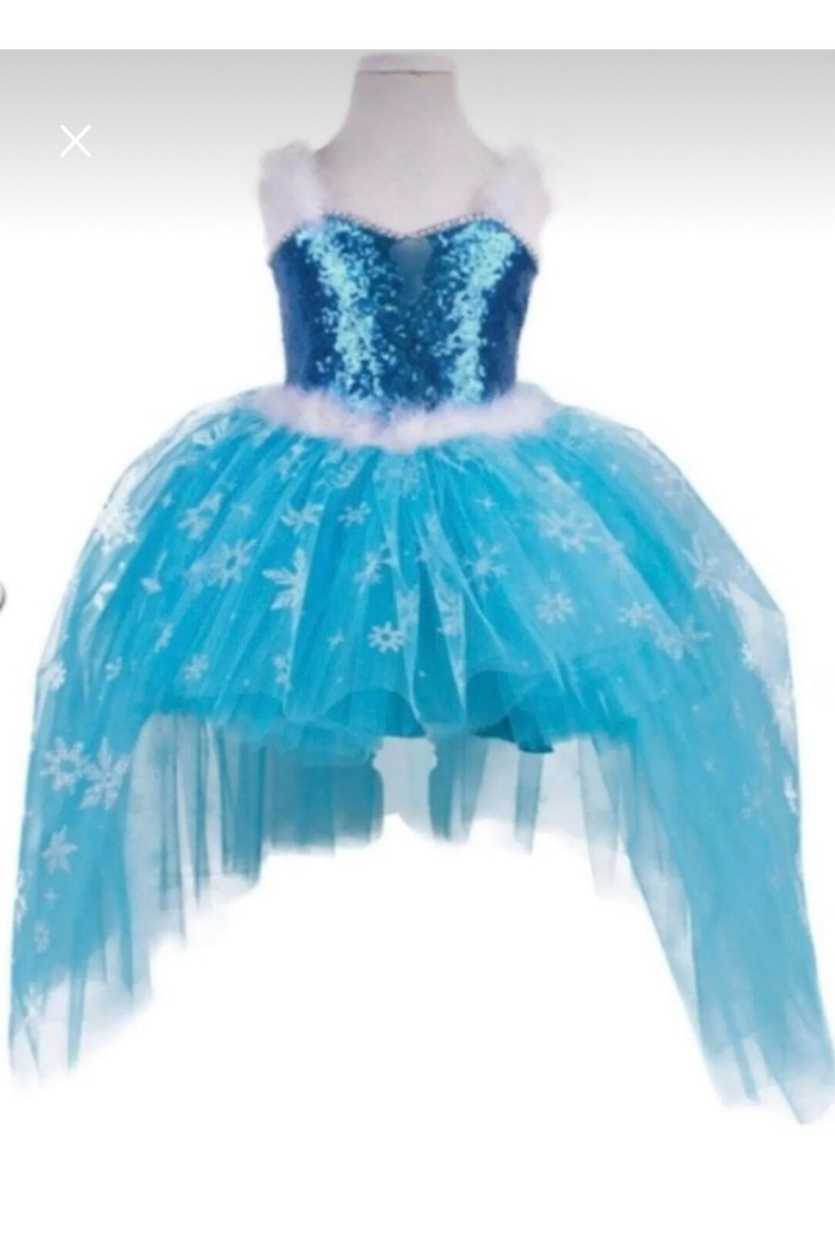 D DAK DS Short Model Elsa Costume Elsa Dress Children s Evening