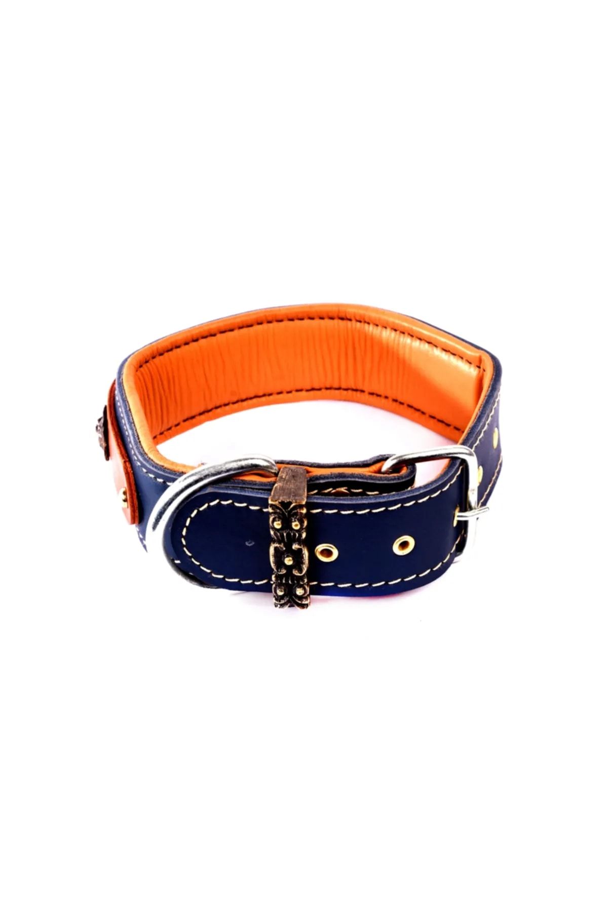 Dark blue cheap dog collar