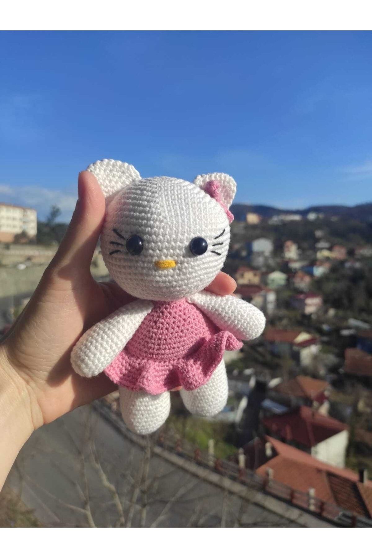 Hello Kitty Amigurumi Oyuncak Bebek El Yapımı Organik