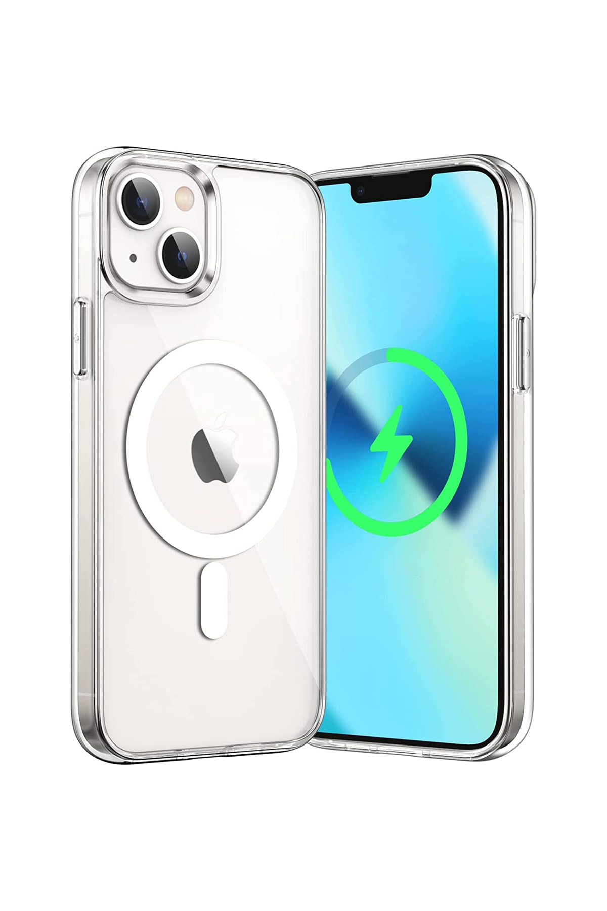 Iphone 13 Magsafe Compatible Clear Silicone Phone Case Wireless Charging Compatible