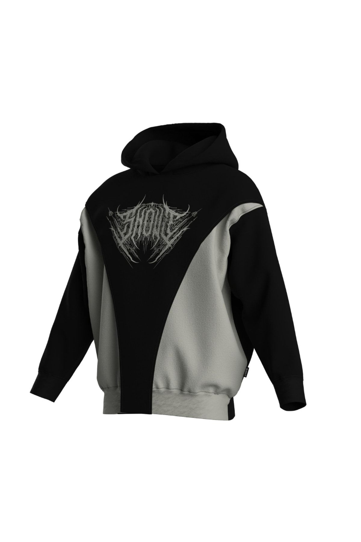 Shout-Περιορισμένη έκδοση Oversize Τεχνικό λογότυπο Unisex Hoodie 2