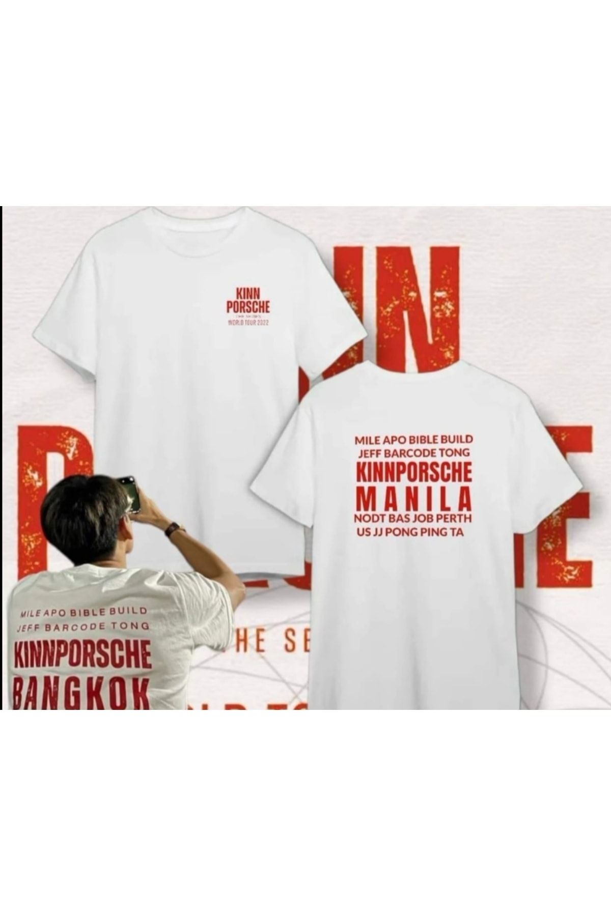 Kolpa Görkem Kore Kinnporsche World Tour 2022 T-shirt Fiyatı