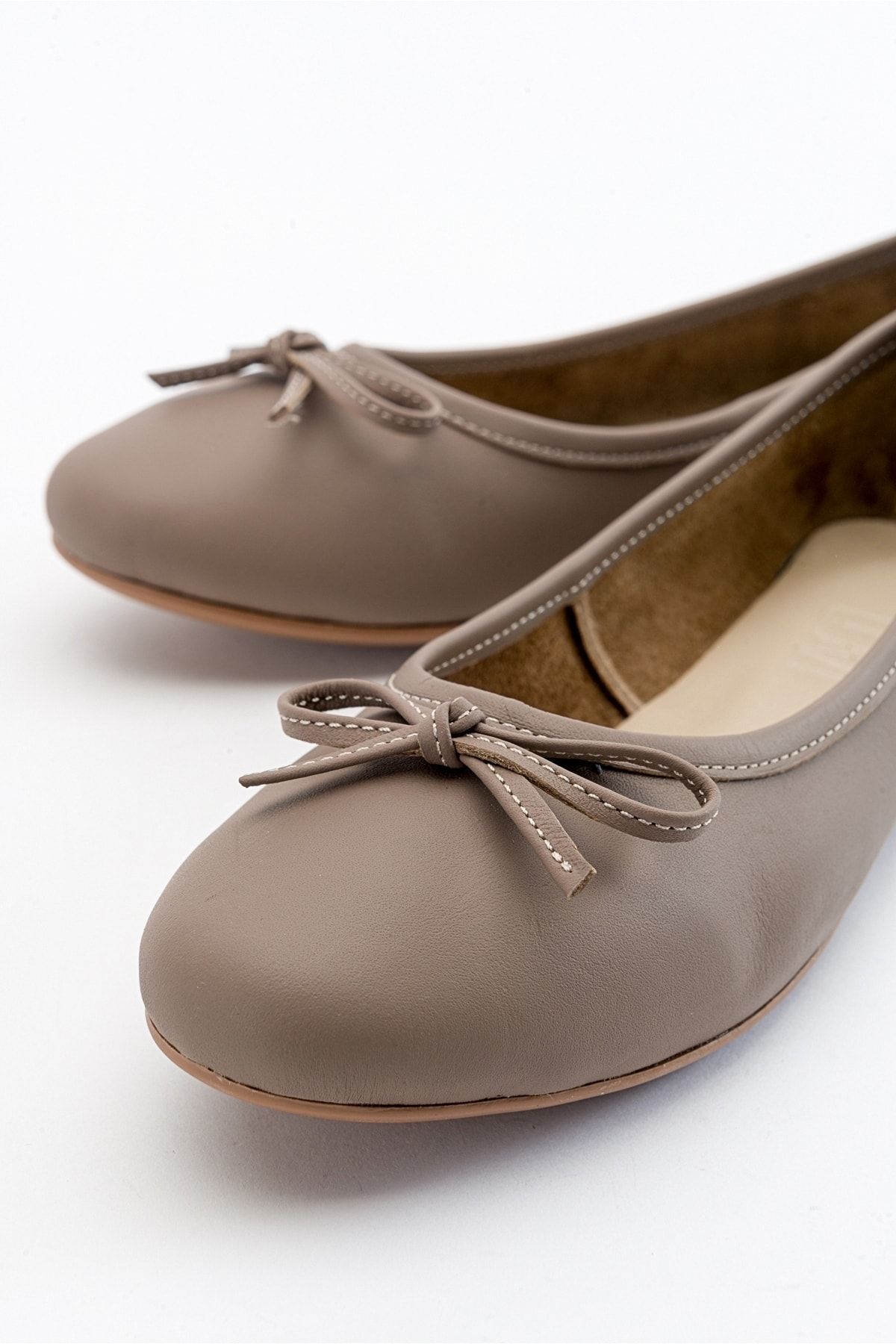 LuviShoes-01 Piele de piatră Pantofi de balet pentru femei, din piele naturală 5