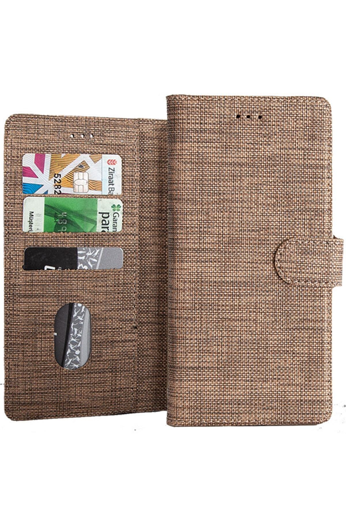Fabric Pattern Wallet Case with Business Card and Money Eyelets with Stand Compatible with Samsung Galaxy A54