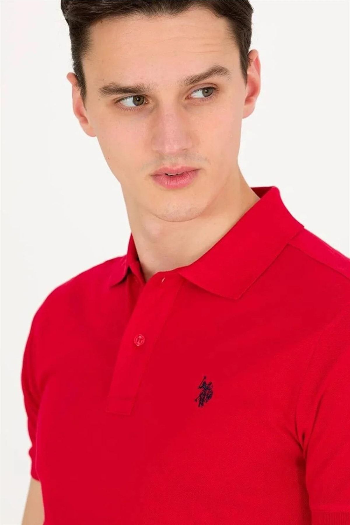 Us polo t shirt red store