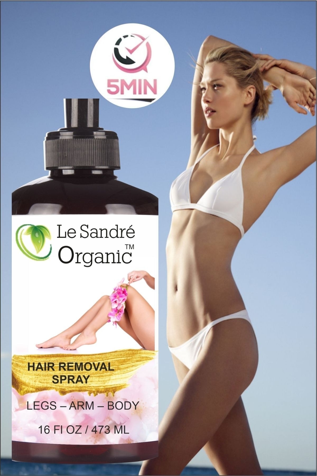 Le Sandre Organic Tüy Dökücü Krem Dev Boy 473 ml